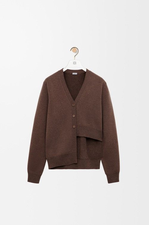 Loewe Loewe Asymmetric Cashmere Cardigan Size S / US 4 / IT 40 - 1 Thumbnail