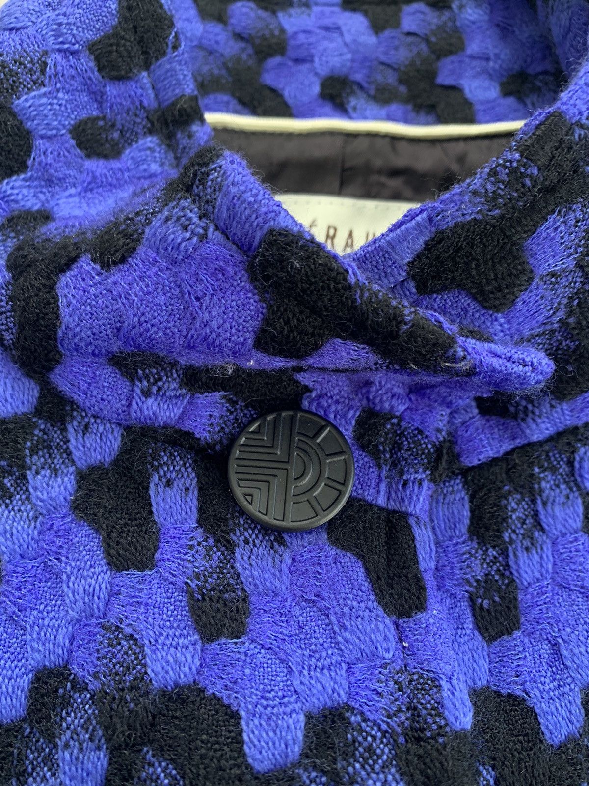 Art Comes First × Louis Feraud Cozy Nice Pattern Feraud Paris Blend Wool Jacket Size S / US 4 / IT 40 - 5 Thumbnail