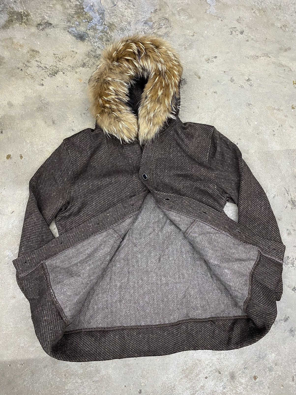 If Six Was Nine × Japanese Brand × Le Grande Bleu (L.G.B.) fur hoodie knitwear michel klein Size US L / EU 52-54 / 3 - 5 Thumbnail