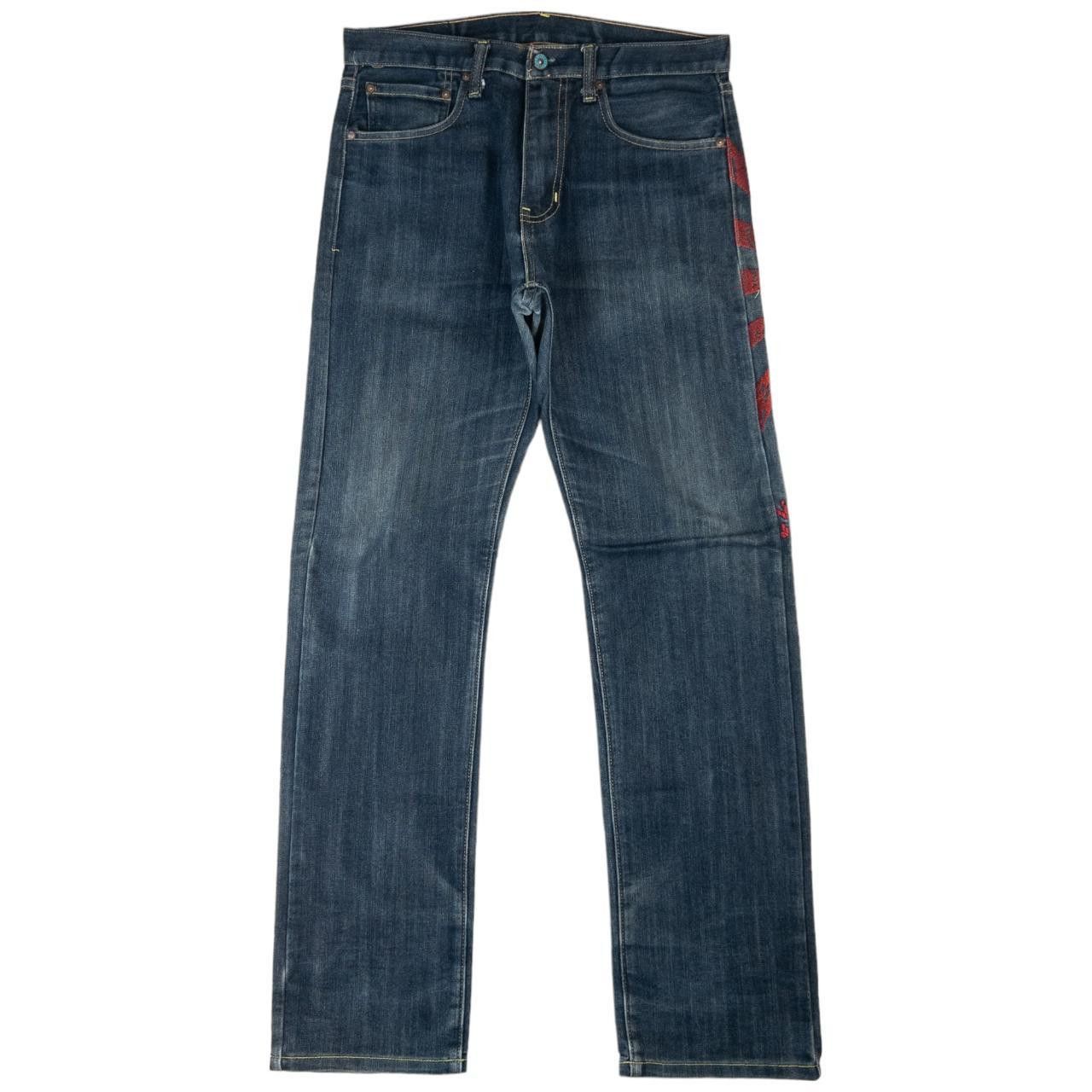 Other Vintage Sugoi Japanese Embroidered Denim Jeans Size W32 Size US 32 / EU 48 - 3 Thumbnail