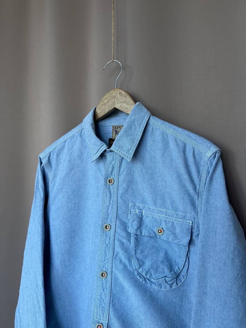 Prps PRPS Goods & Company Button Denim Shirt Mens Size L Vintage Size US L / EU 52-54 / 3 - 4 Thumbnail