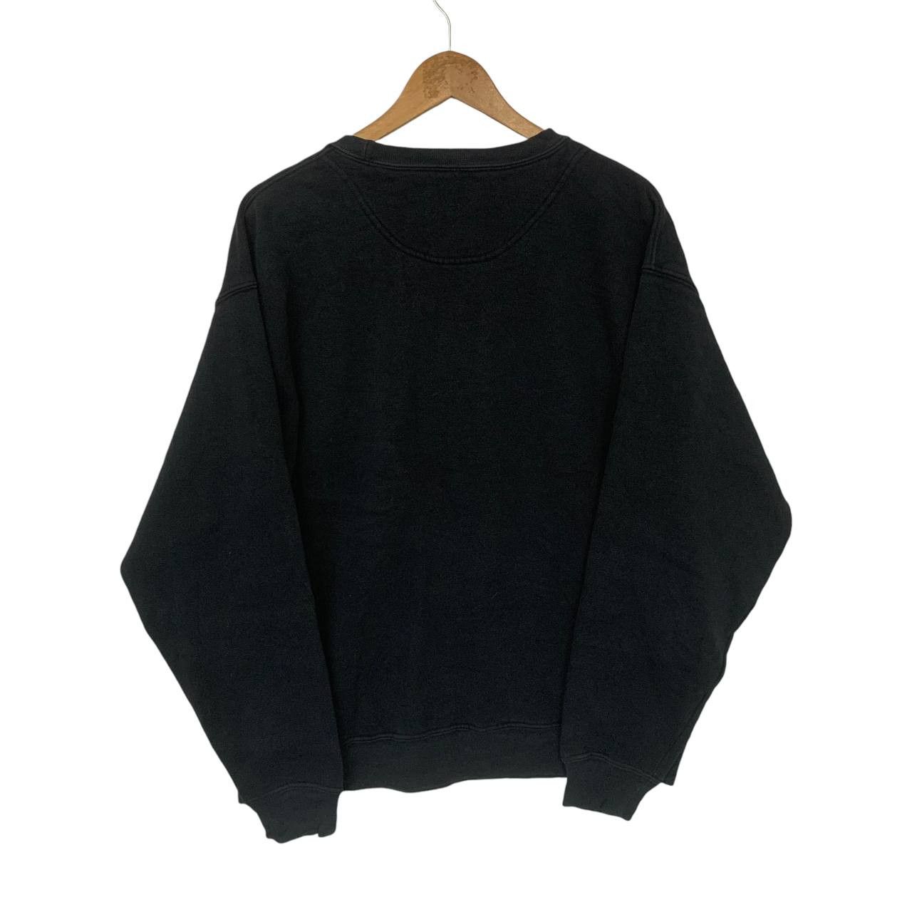 Calvin Klein × Vintage Vintage Calvin klein Large sweatshirt black big logo rare Size US L / EU 52-54 / 3 - 2 Thumbnail