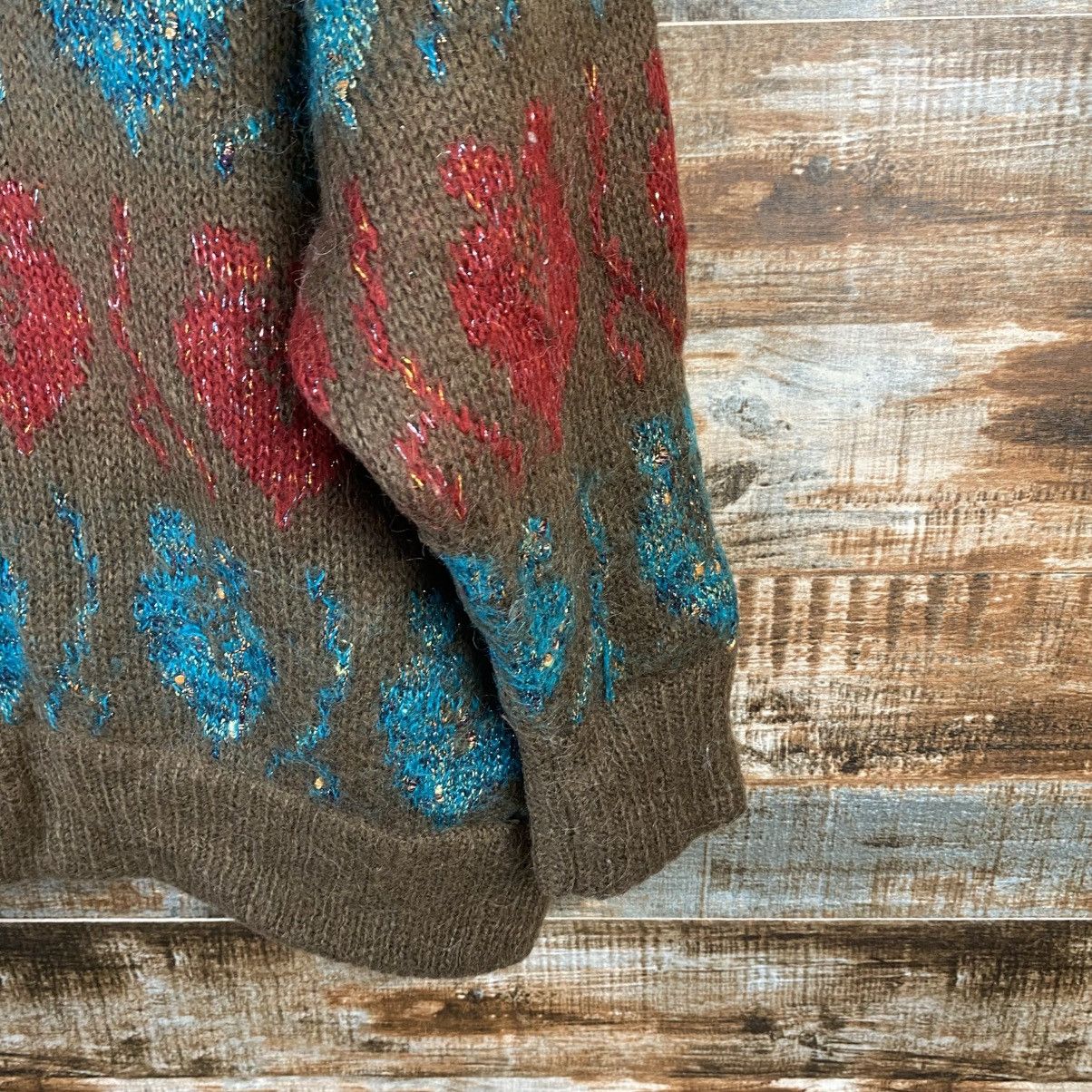 Other DL Anjoue Roze Brown Cardigan Knitwear #C1150 Size XL / US 12-14 / IT 48-50 - 16 Thumbnail