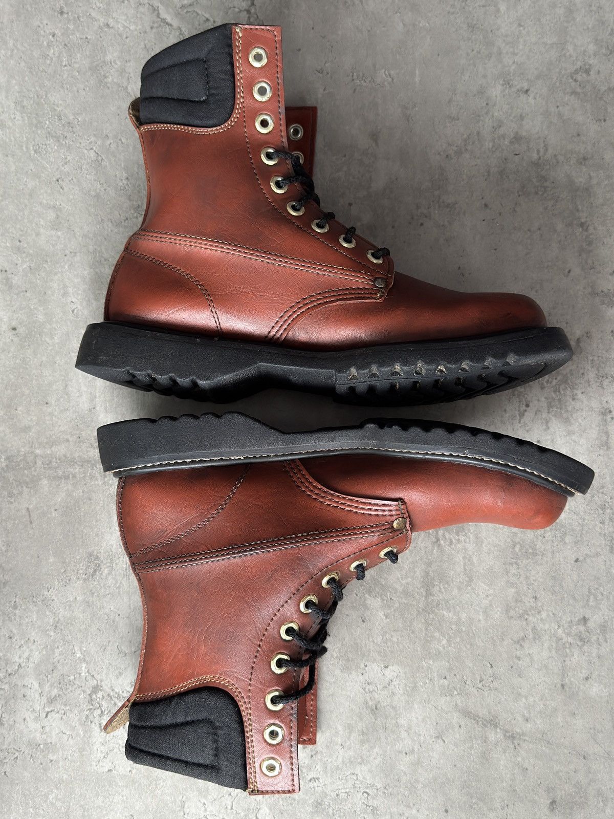 Other Vintage Guidi Vibe Leather Boots Moto Biker Shoes Size US 9.5 / EU 42-43 - 4 Thumbnail