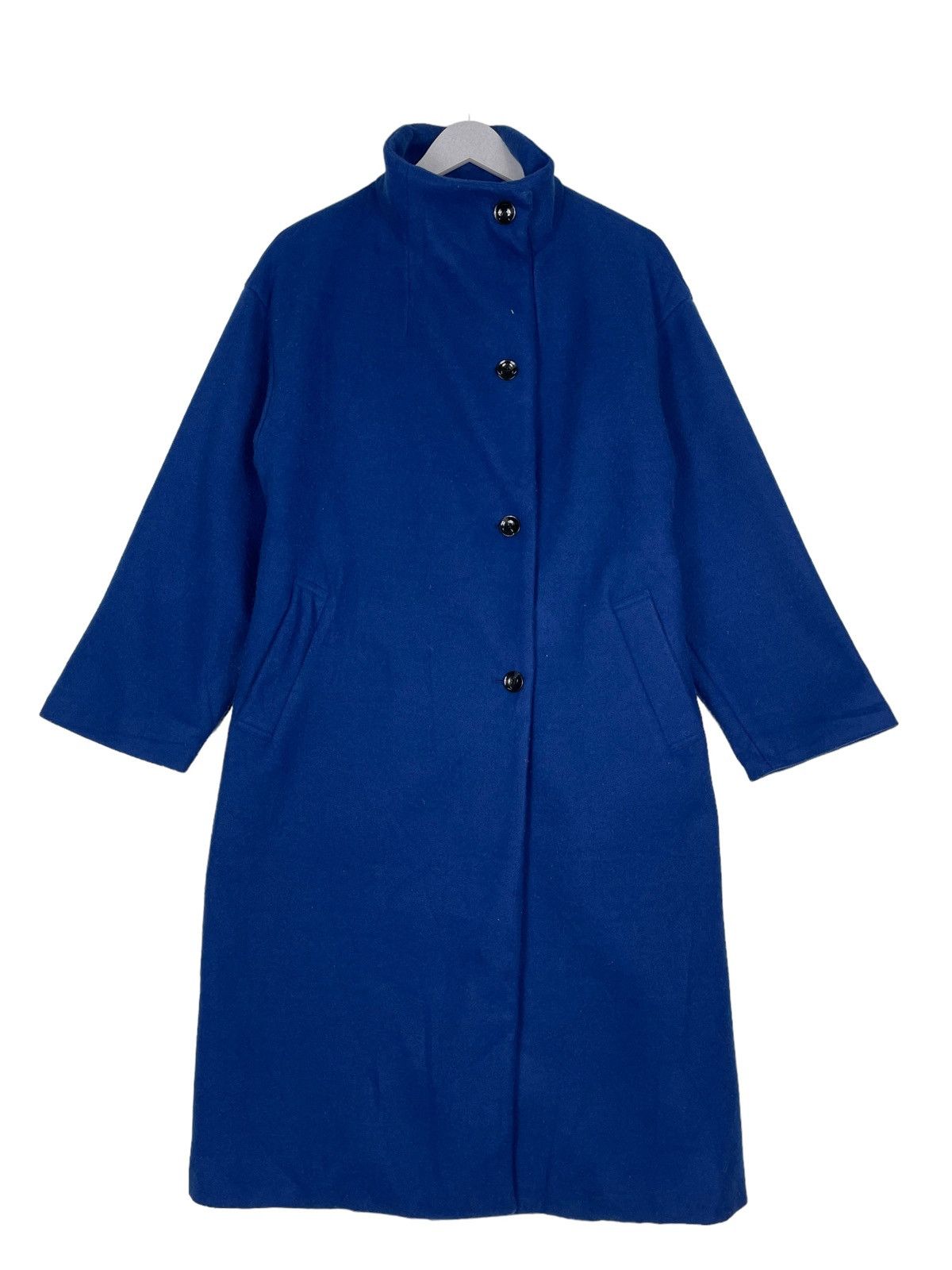 Comme Ca Ism × Japanese Brand 💥COMME CA ISM OVERCOAT BUTTON ROYAL BLUE JACKET Size US L / EU 52-54 / 3 - 1 Thumbnail