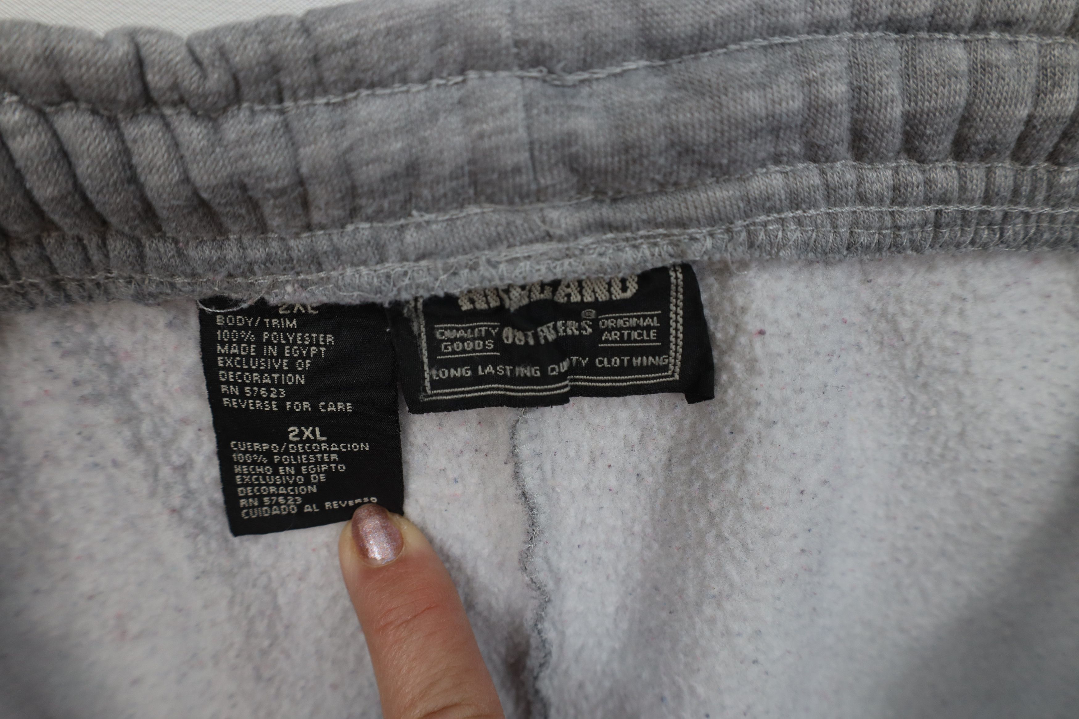 Vintage Vintage 90s Y2K Streetwear Blank Wide Leg Cargo Sweatpants Size US 40 / EU 56 - 8 Thumbnail