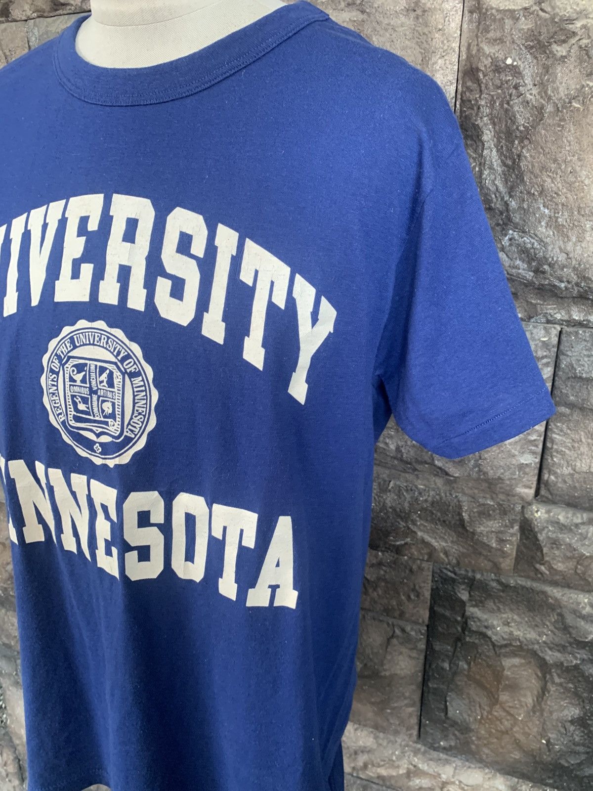 Champion Vintage 80s Champion University Minnesota Tri Blend T shirt Size US L / EU 52-54 / 3 - 3 Thumbnail