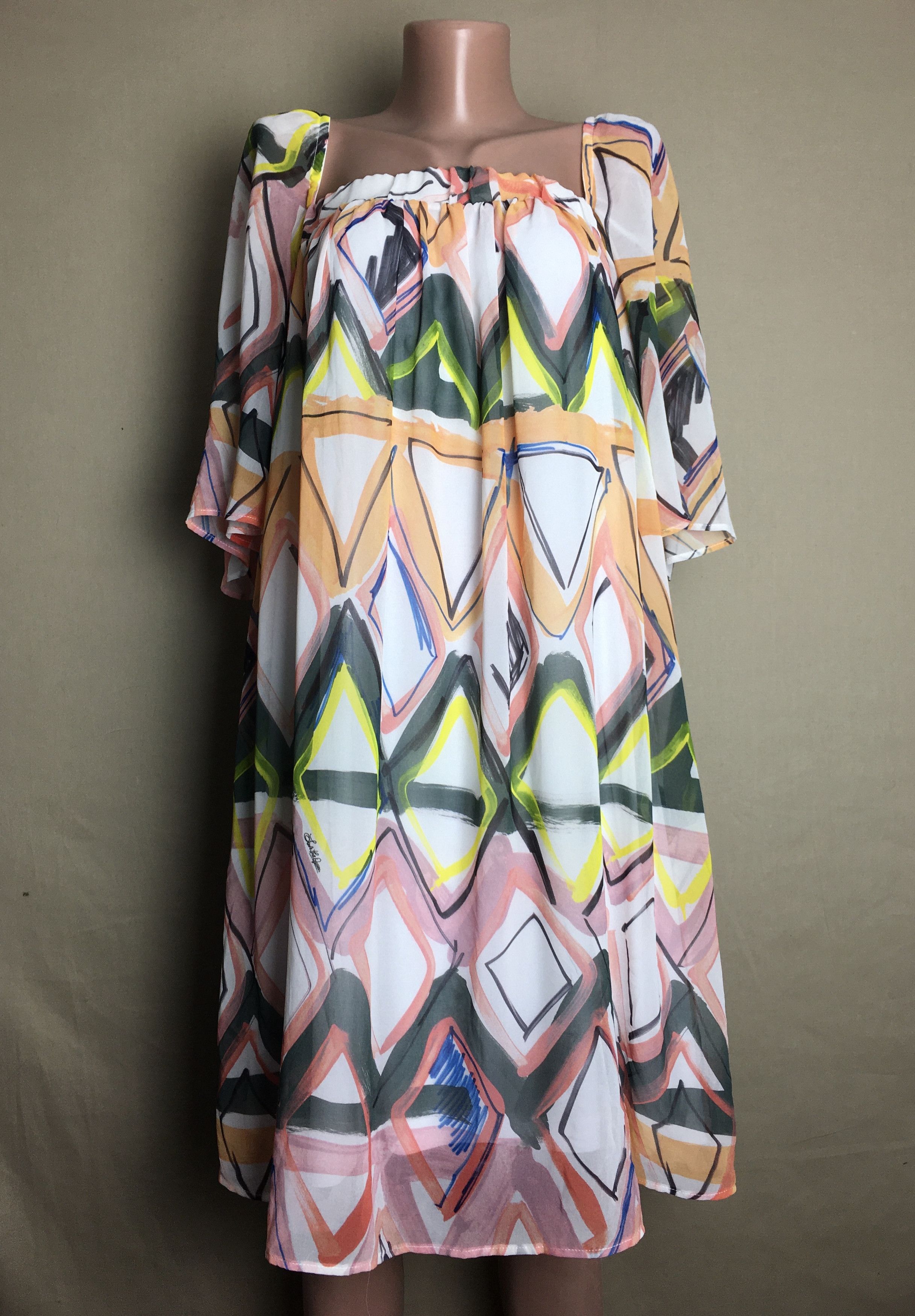 Designer Save the Queen Italy Printed Dress Size XS Size XS / US 0-2 / IT 36-38 - 2 Thumbnail
