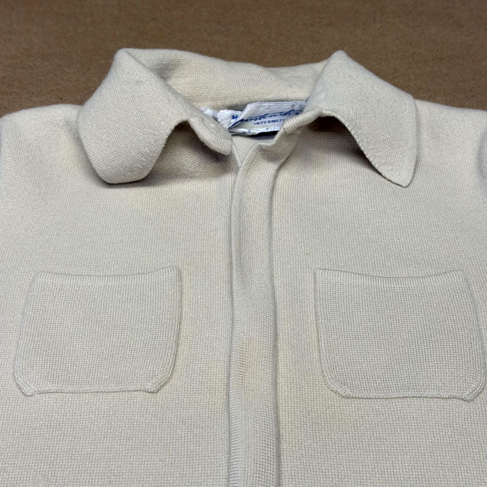 Vintage VINTAGE Sportcaster Sweater Mens Small Beige Ski 1/4 Zip Pockets Hong Kong 70s Size US S / EU 44-46 / 1 - 4 Thumbnail