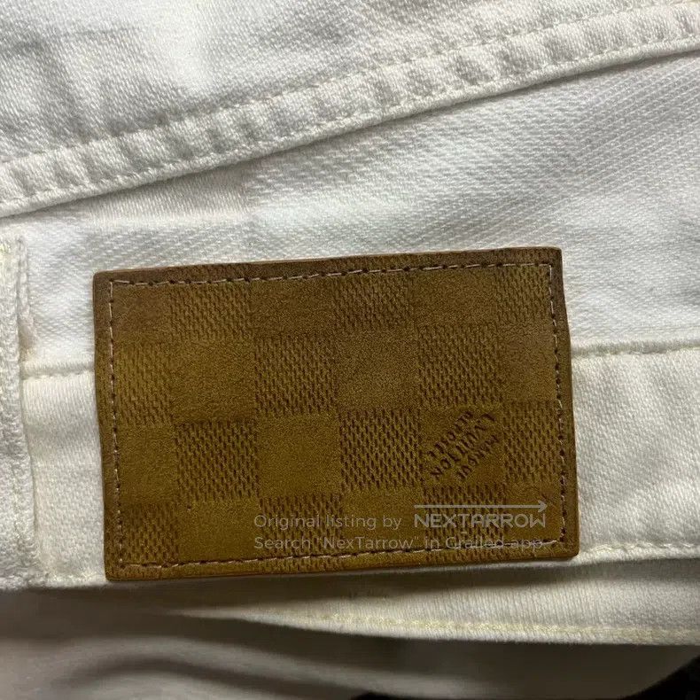 Louis Vuitton Louis Vuitton 24 New Beige Plaid Jacquard Mid-Rise Straigh Size US 32 / EU 48 - 4 Thumbnail
