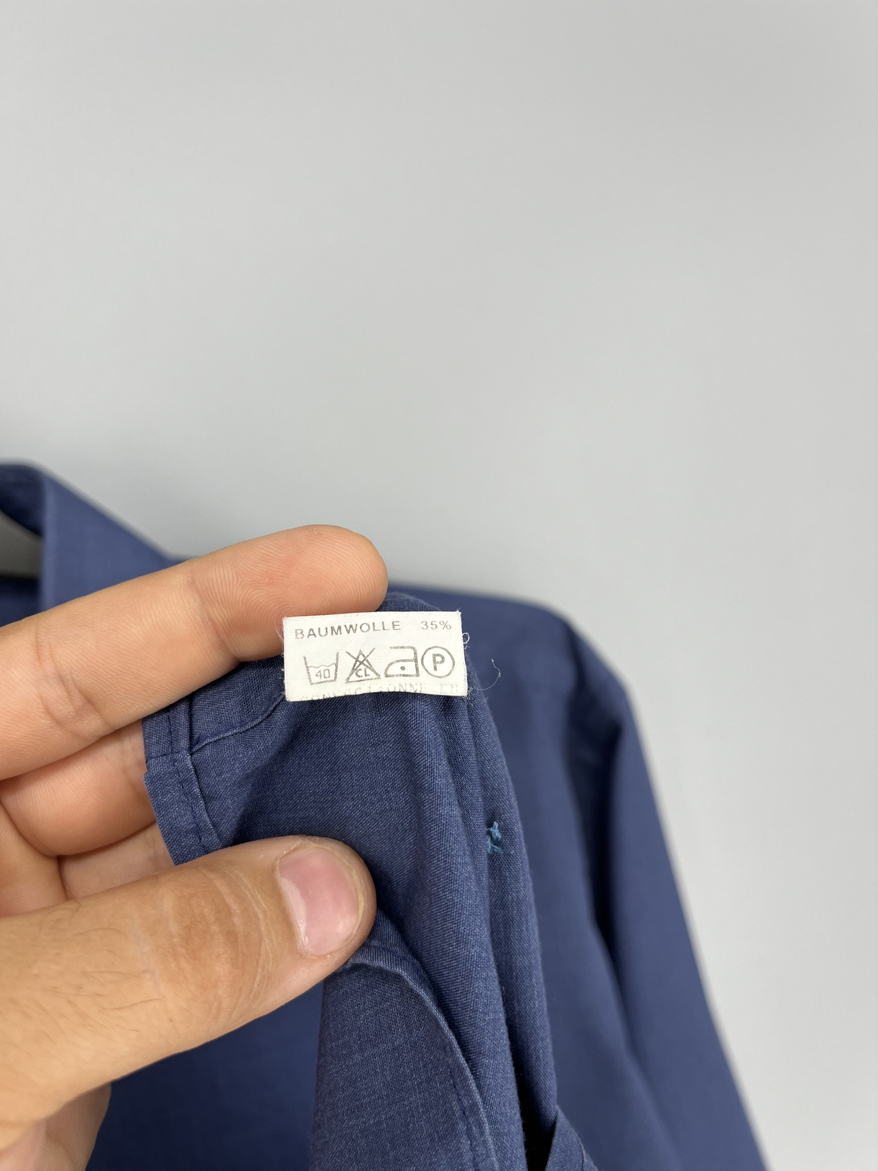 Balmain Vintage 90s Balmain Homme Retro Shirt Button Italy Size US S / EU 44-46 / 1 - 11 Thumbnail