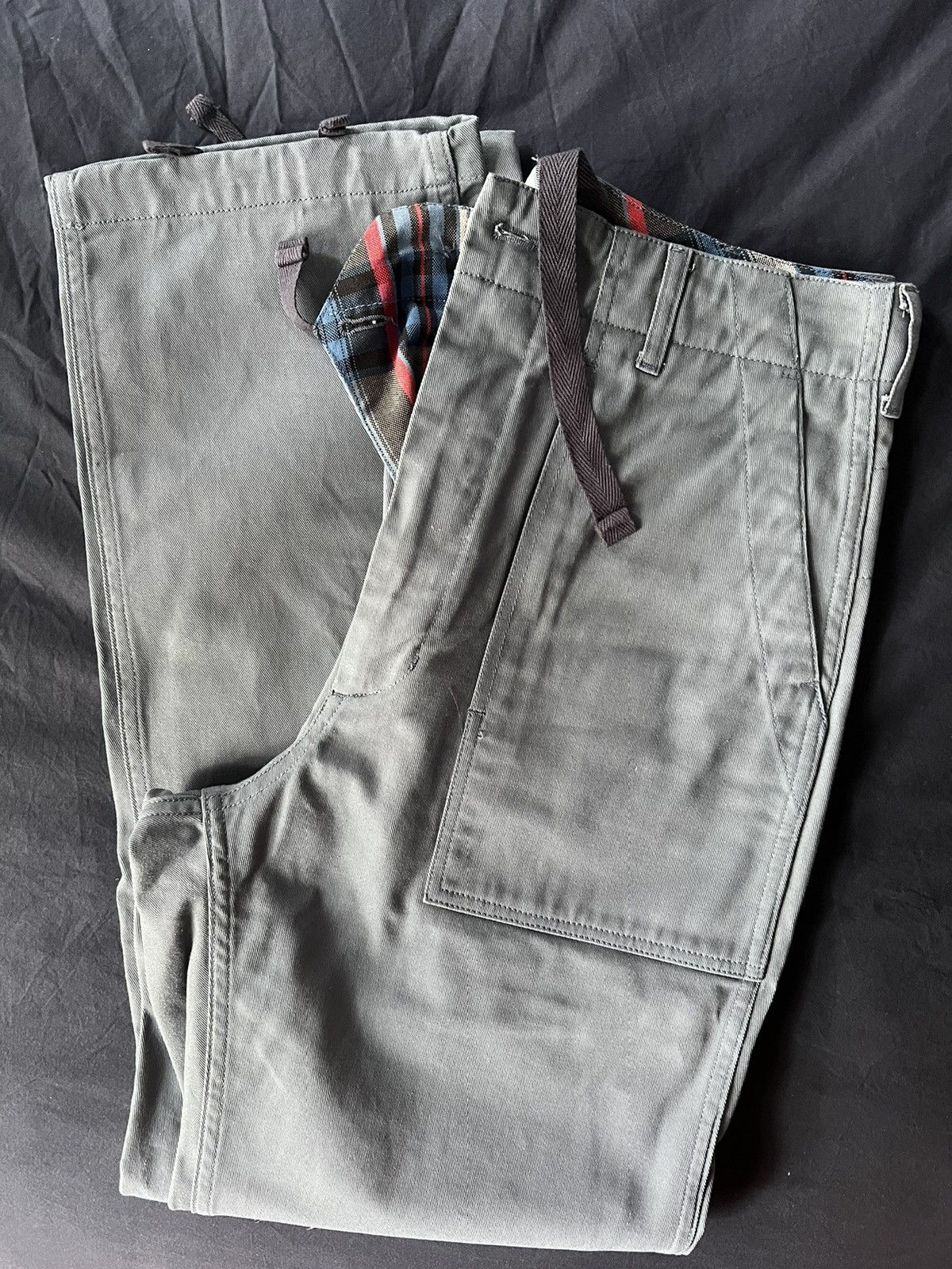 image of Canoe Club X Engineered Garments Fatigues Storm in Blue, Men's (Size 30)