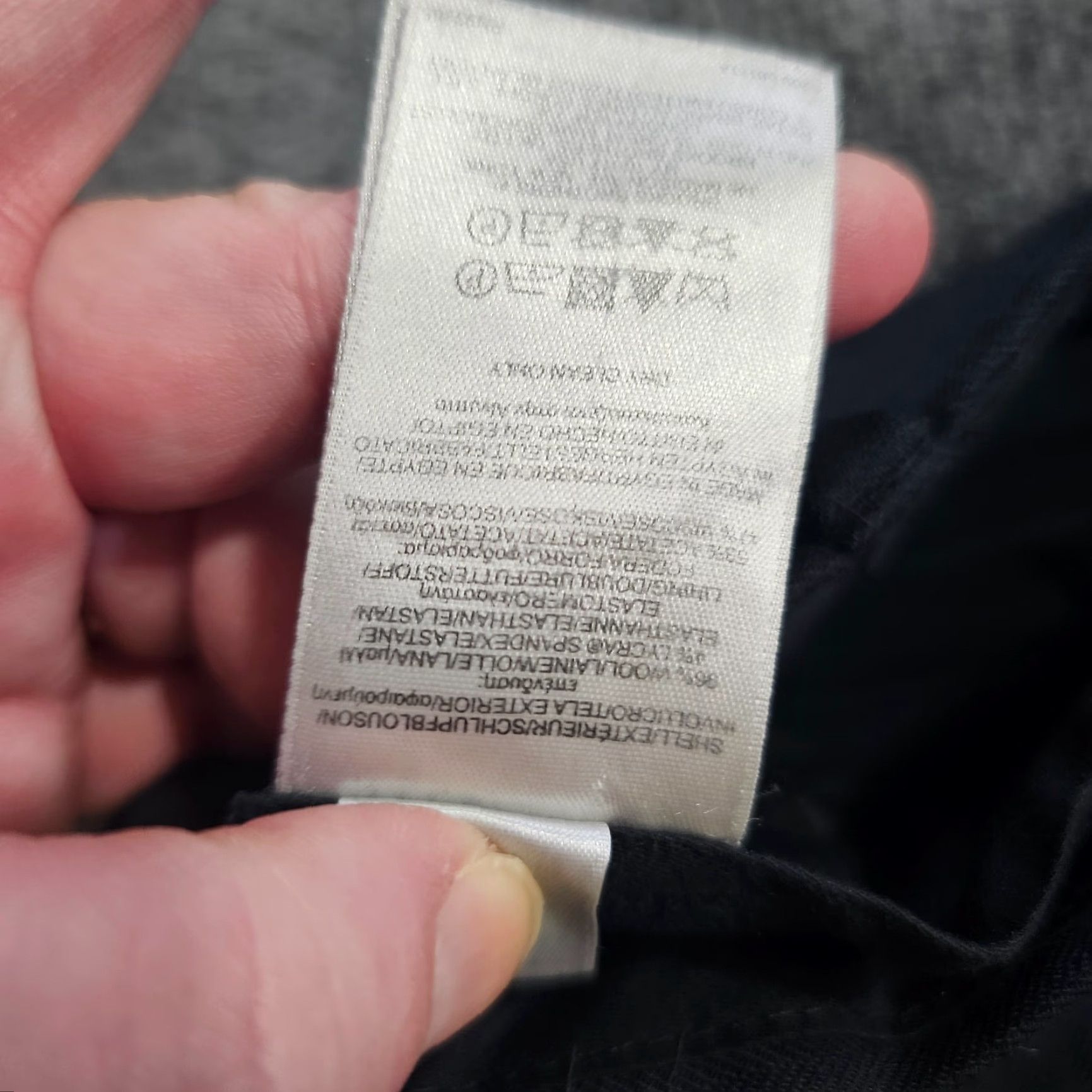 Brooks Brothers Brooks Brothers Dress Pants Mens 35x31 Flat Front Classic Fit Black Wool Dress Pants Mens Size US 35 - 4 Thumbnail