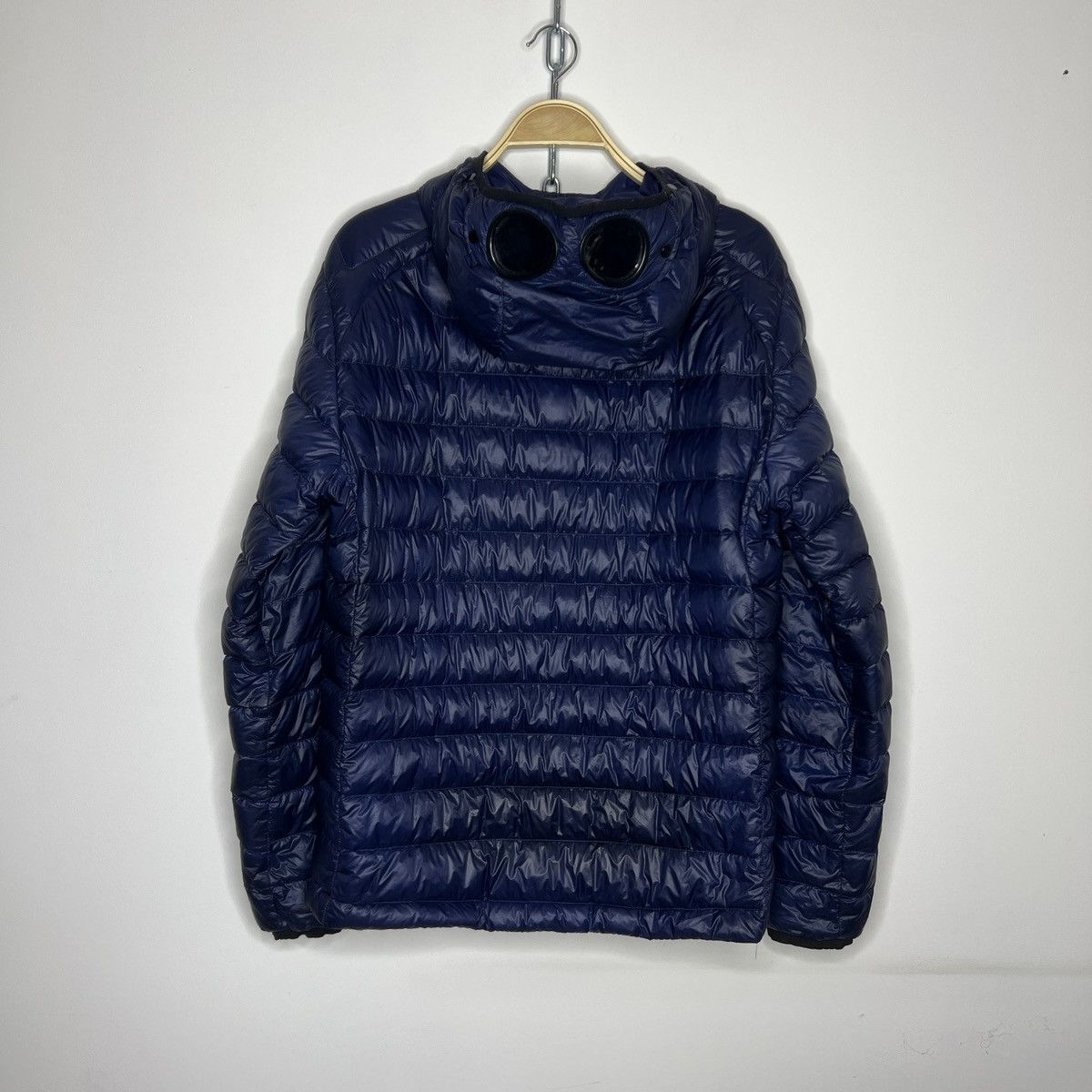C.P. Company CP Company Goggle Puffer Down Jacket Hooded Nylon Dark Navy Size US M / EU 48-50 / 2 - 12 Thumbnail