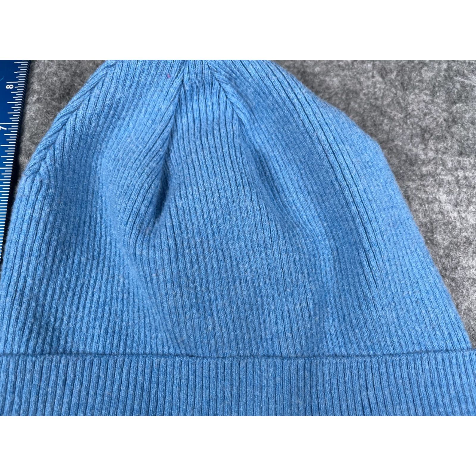 Vintage A New Day Beanie Toque Adult One Size Blue Knit Polyester Wool Blend Winter Size ONE SIZE - 2 Thumbnail