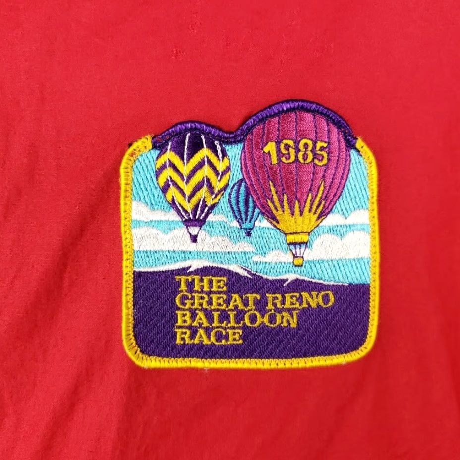 Greats VINTAGE Great Reno Balloon Race Jacket Mens Size Medium Red 80s 1985 Cafe Racer Bomber Jacket Size US M / EU 48-50 / 2 - 3 Thumbnail