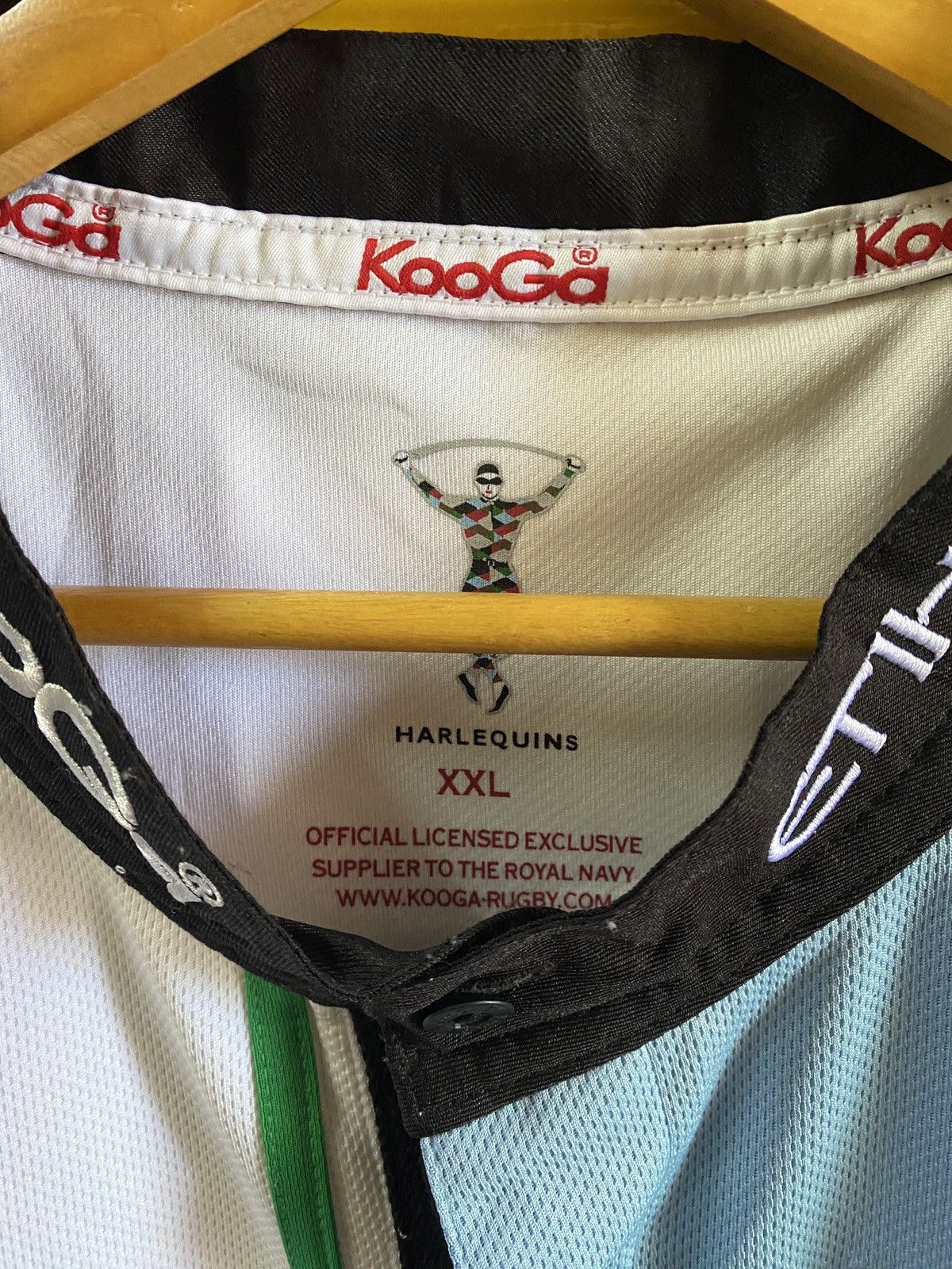 Vintage 90s Kooga Rugby Jersey Harlequins rugby team, image size:1200x1600