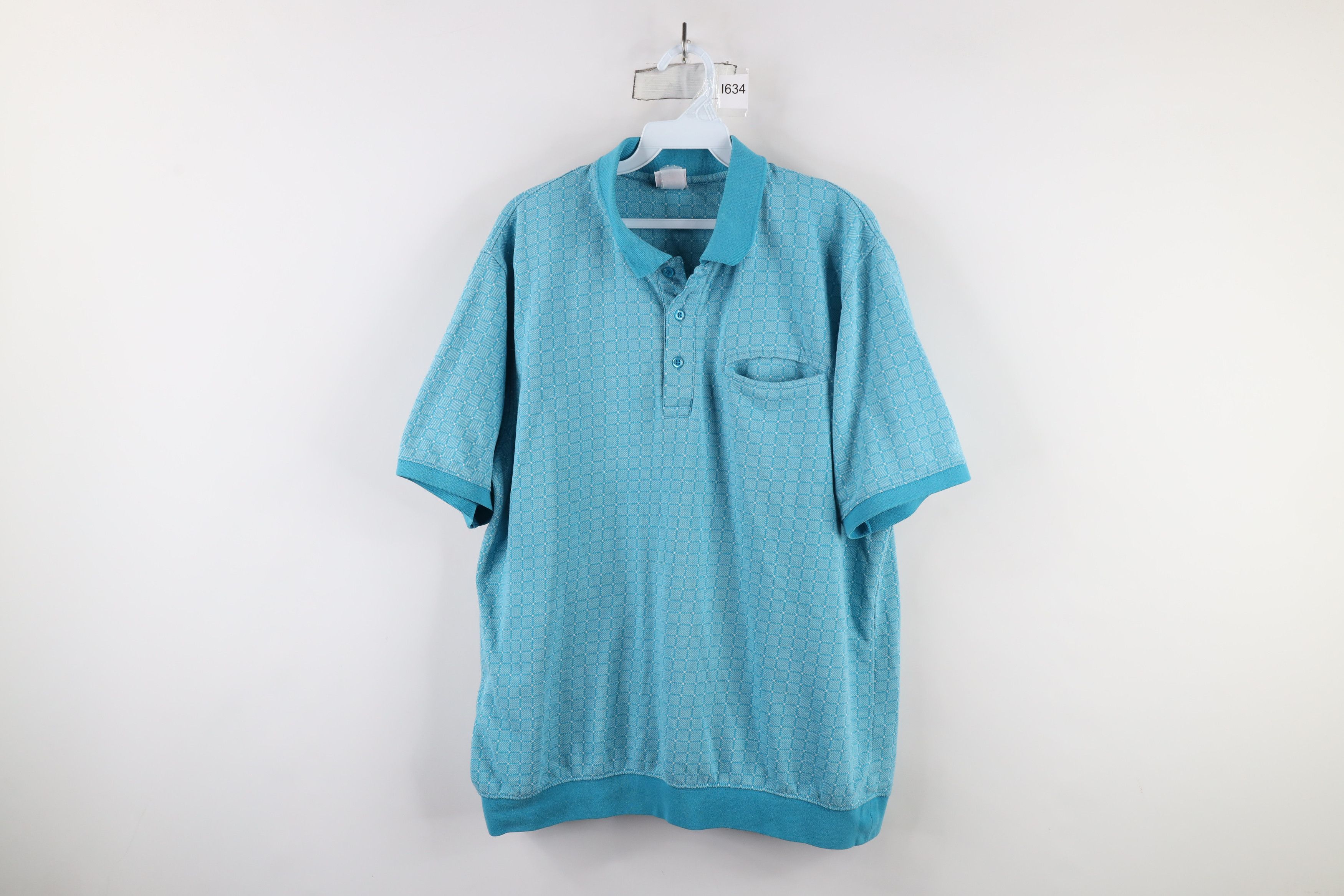 Vintage Vintage 90s Streetwear Faded Collared Pullover Polo Shirt Size US XL / EU 56 / 4 - 1 Thumbnail