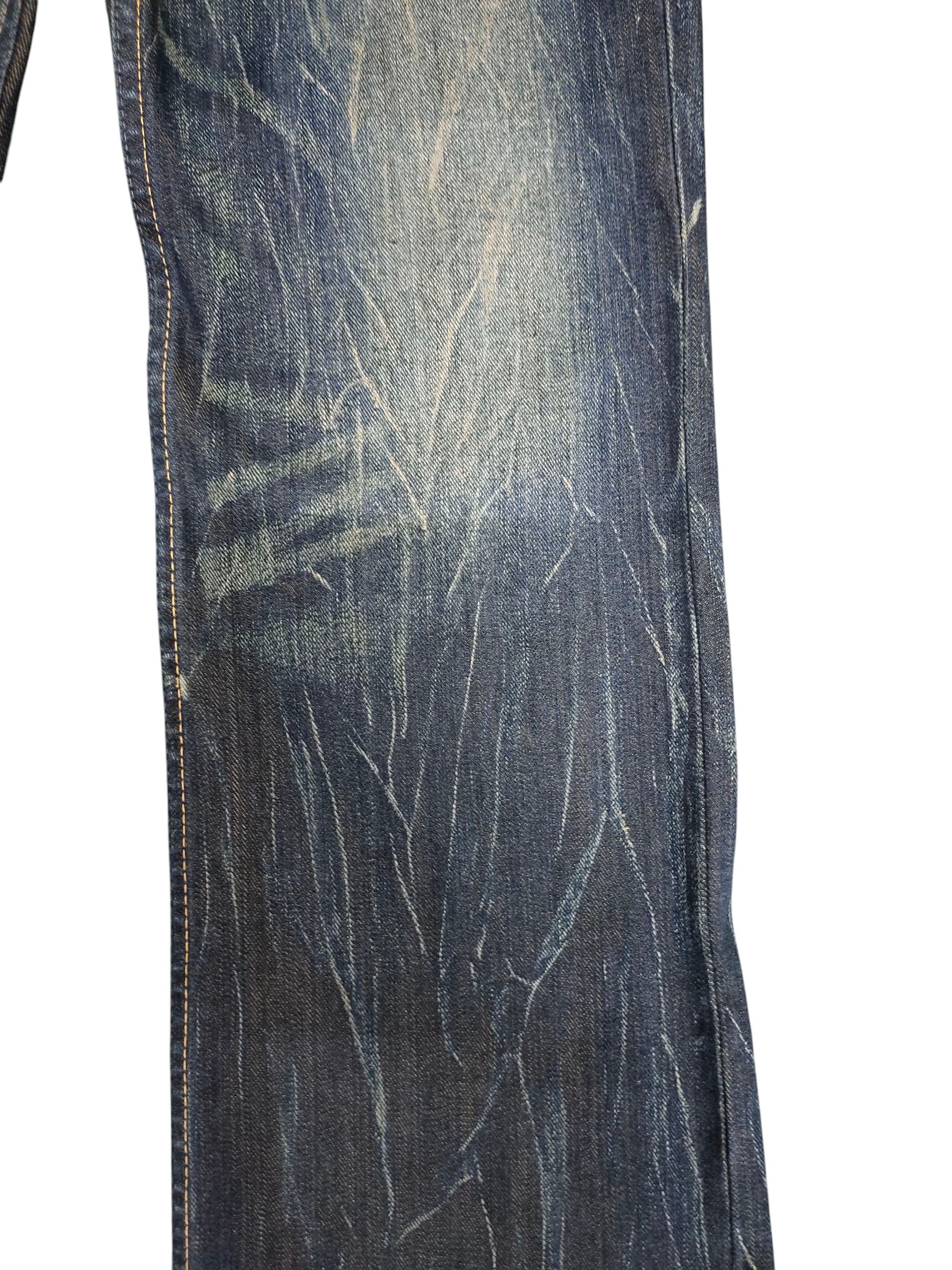 Undercover Vintage Wrangler Double Waist Jeans - Clawmark Whisker Denim Size US 30 / EU 46 - 3 Thumbnail