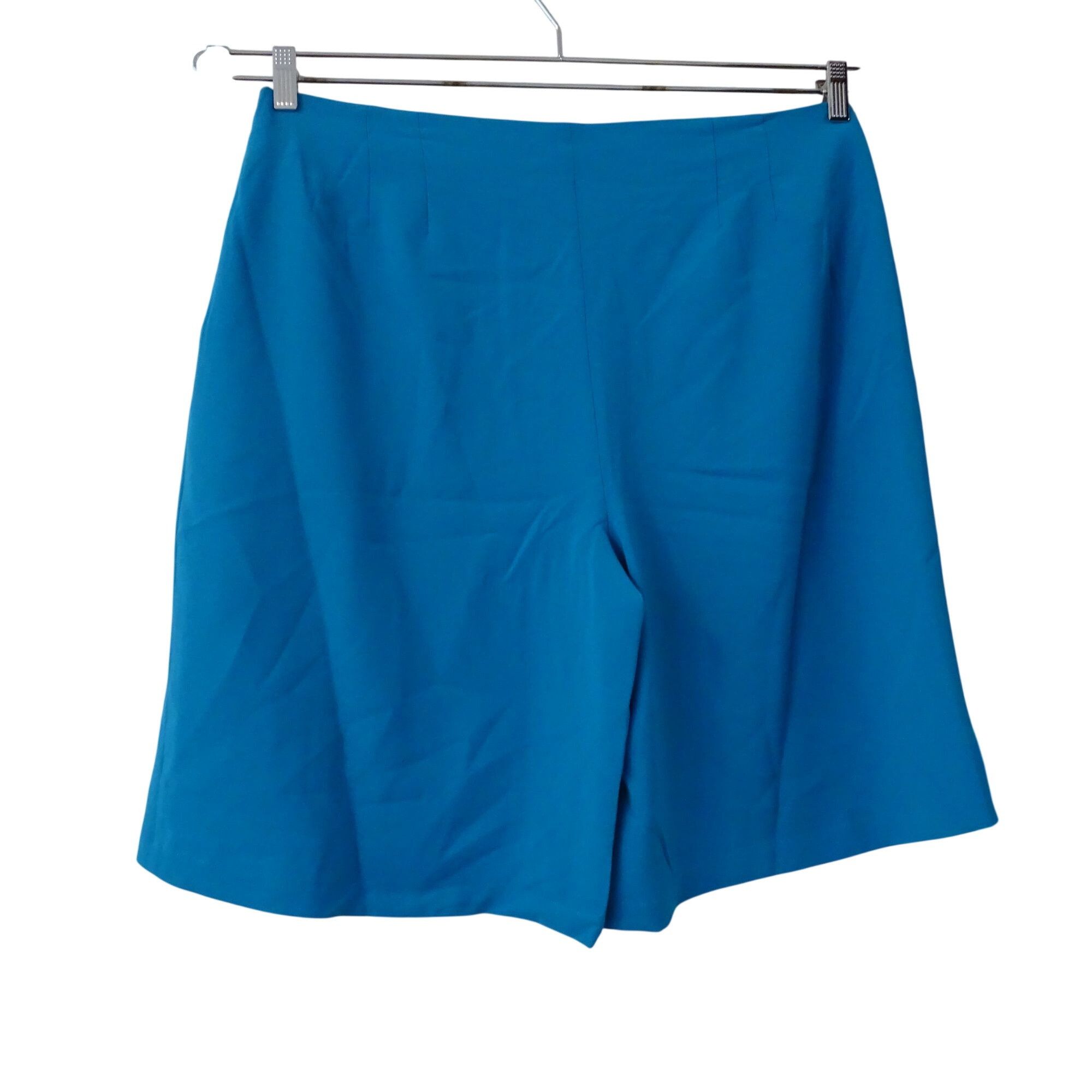 Other Misook Women Blue Wide Leg Dressy Culotte Shorts Size L Size 36" / US 14 / IT 50 - 3 Thumbnail