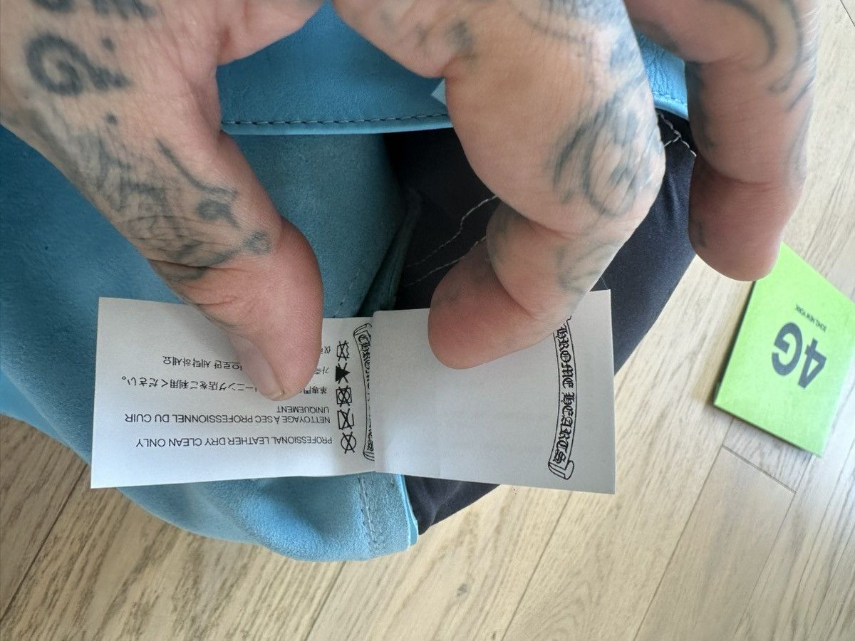 Chrome Hearts CHROME HEARTS NEW TURQUOISE LEATHER SHORTS 36 38 XXXL Size US 36 / EU 52 - 10 Thumbnail