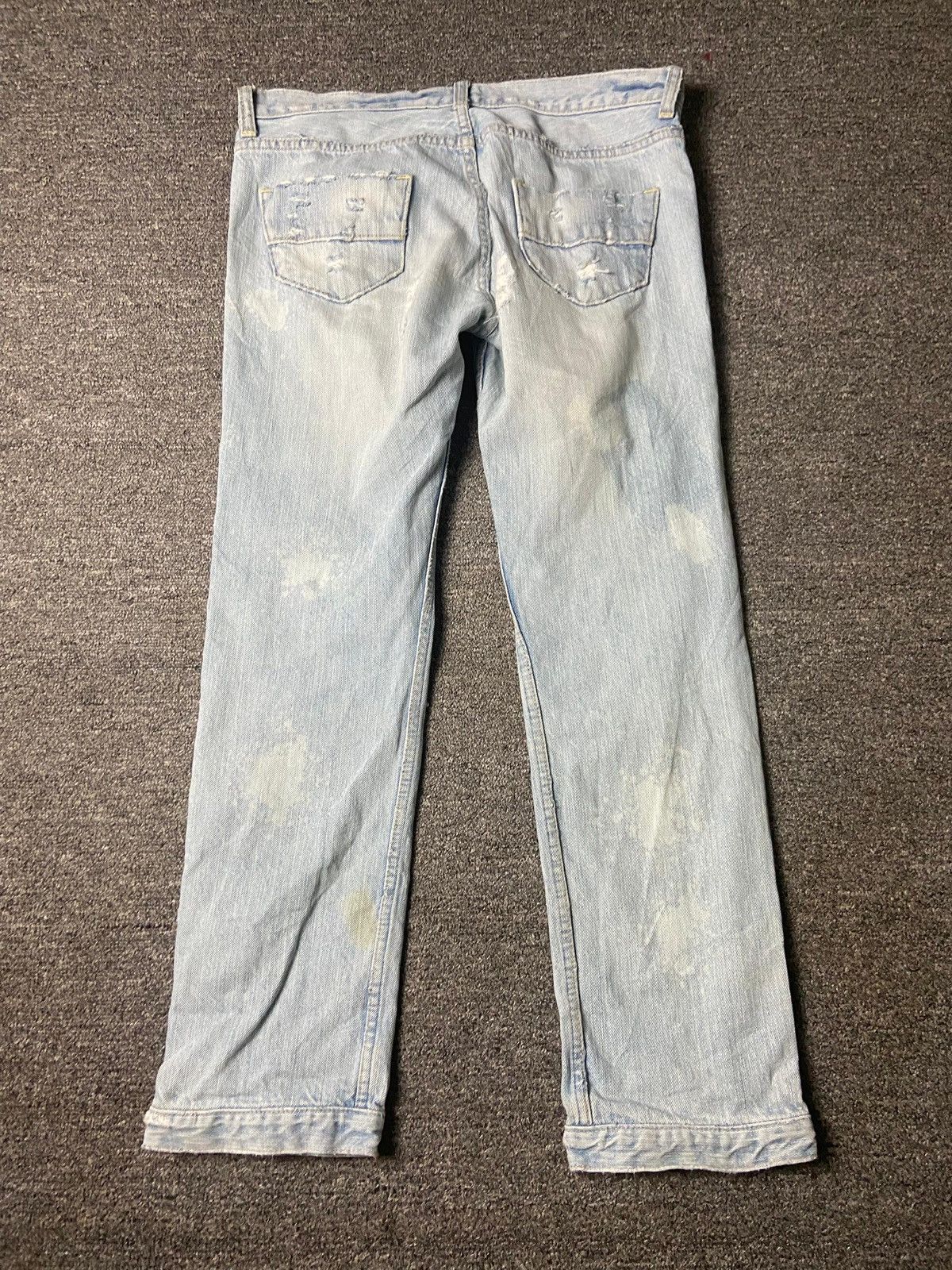 Japanese Brand RNA Brand Punk Distressed Denim Ripped Jeans (165) Size US 33 - 3 Thumbnail
