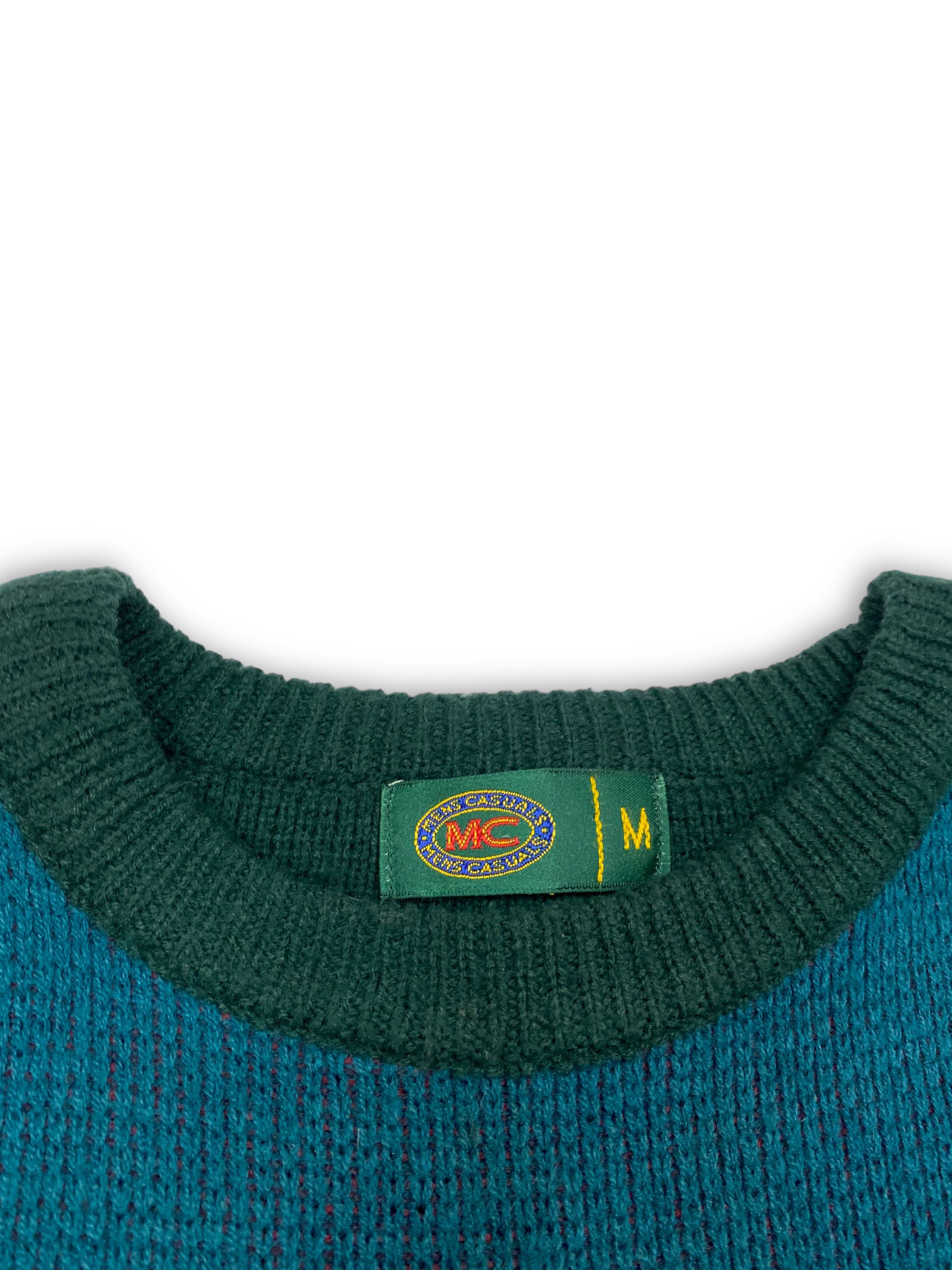 Vintage 90s Vintage MC Crazy Print Super Warm Winter Sweater M Size US L / EU 52-54 / 3 - 4 Thumbnail
