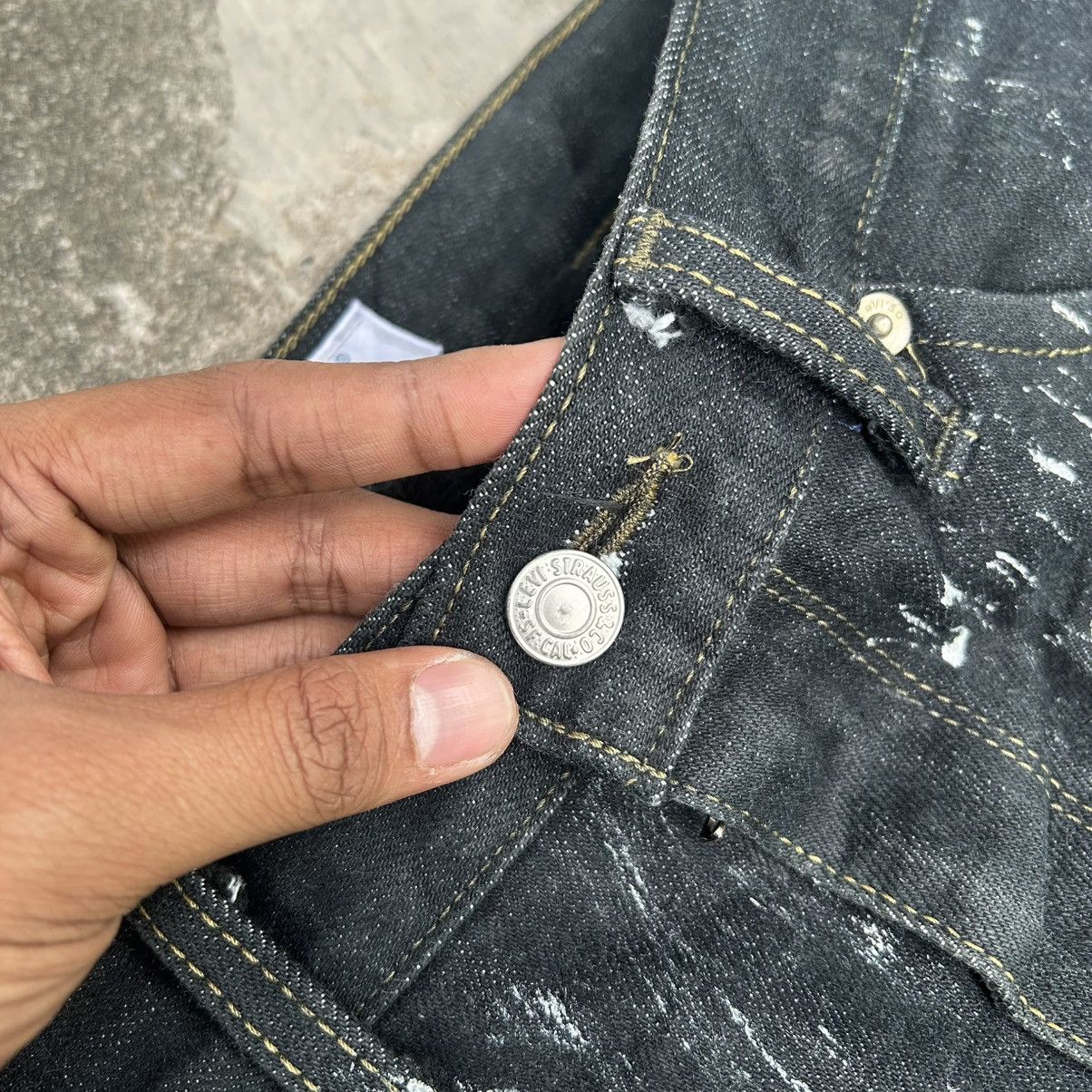 Levi's Vintage 90s LEVI'S ENGINEERED Paint Stain Motif Size US 33 - 11 Thumbnail