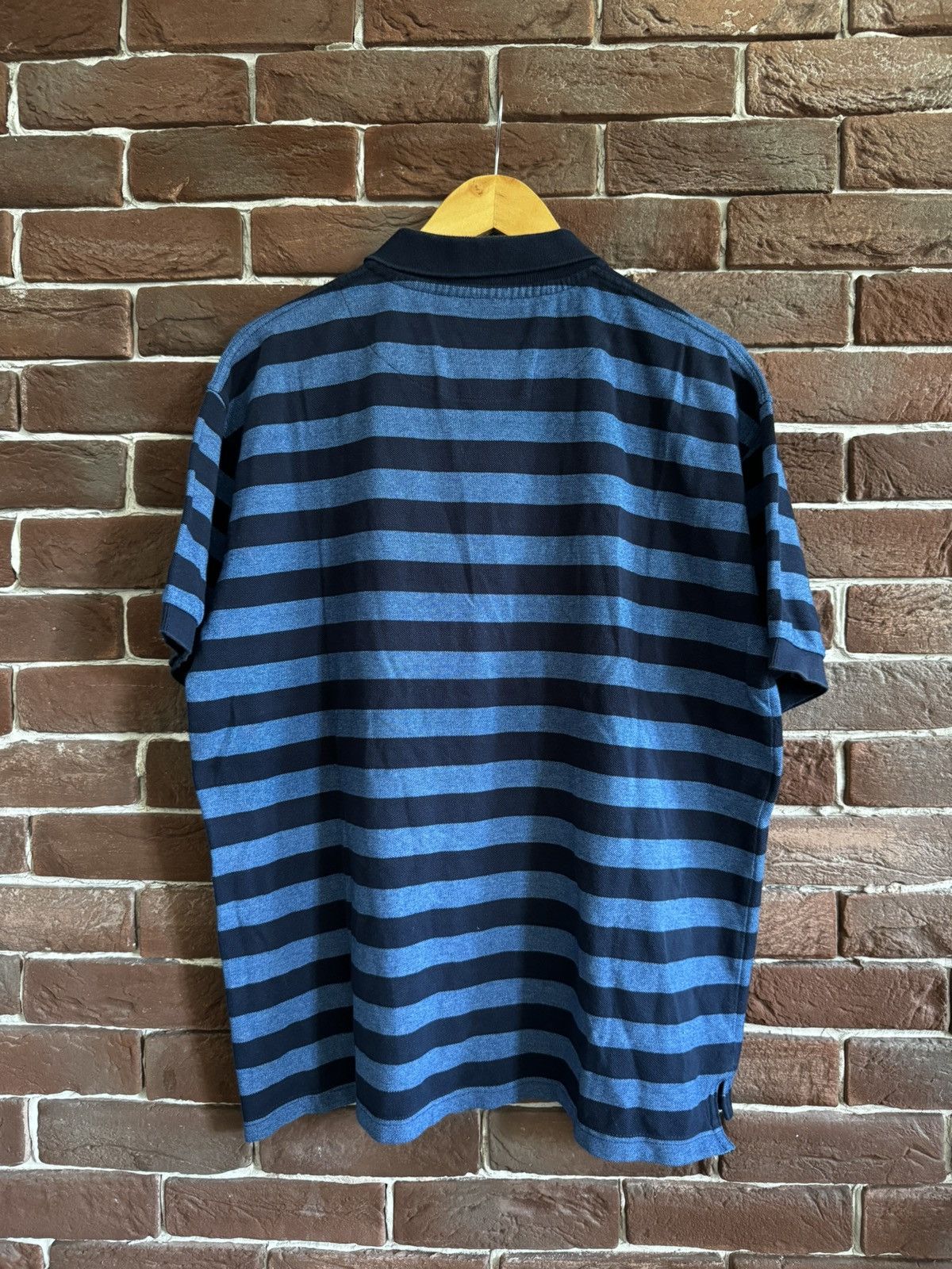 Burberry Vintage 90s Burberrys Vintage Striped Polo Shirt Large Hype Size US L / EU 52-54 / 3 - 2 Thumbnail
