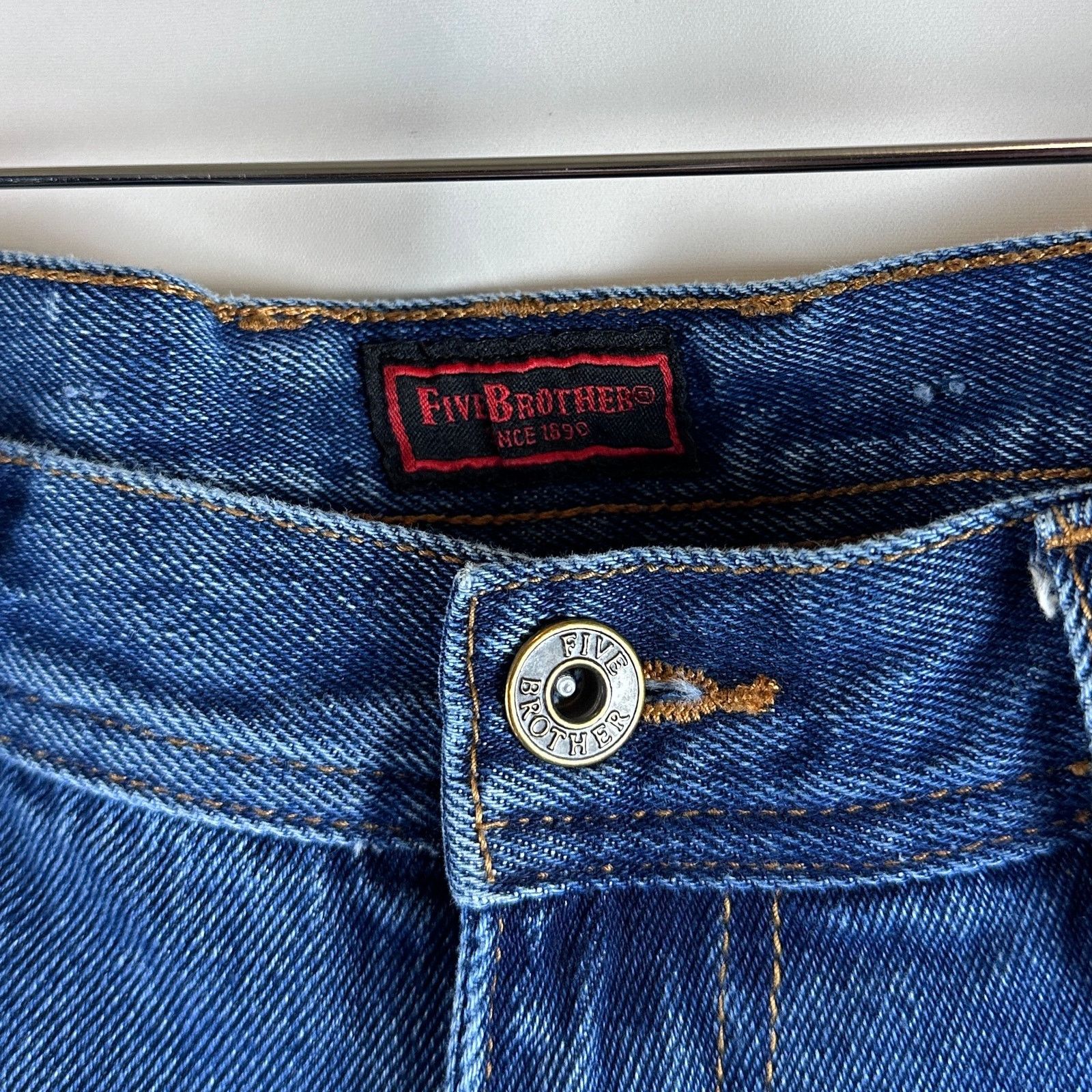 FiveBrother Denim Double Knee Carpenter Pants Size US 38 / EU 54 - 4 Thumbnail