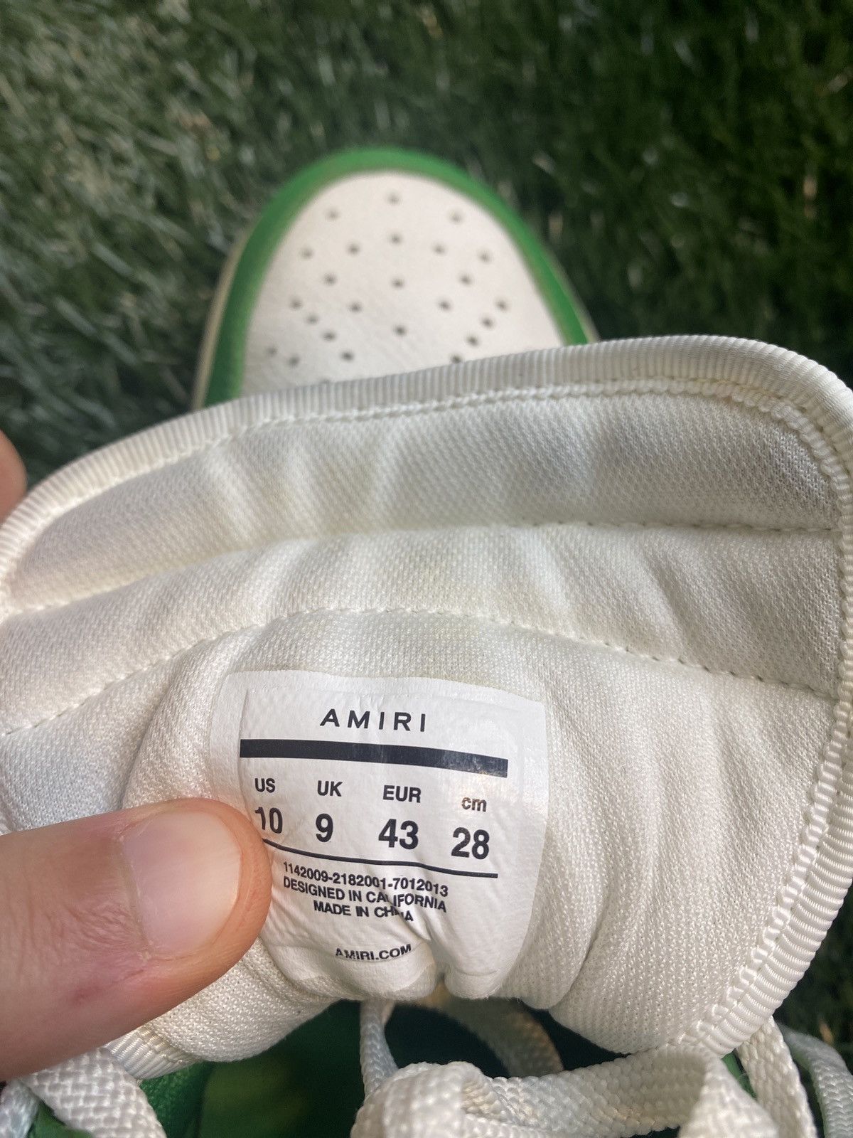 Amiri Men's Skel-Top High “Green” Size US 10 / EU 43 - 8 Thumbnail