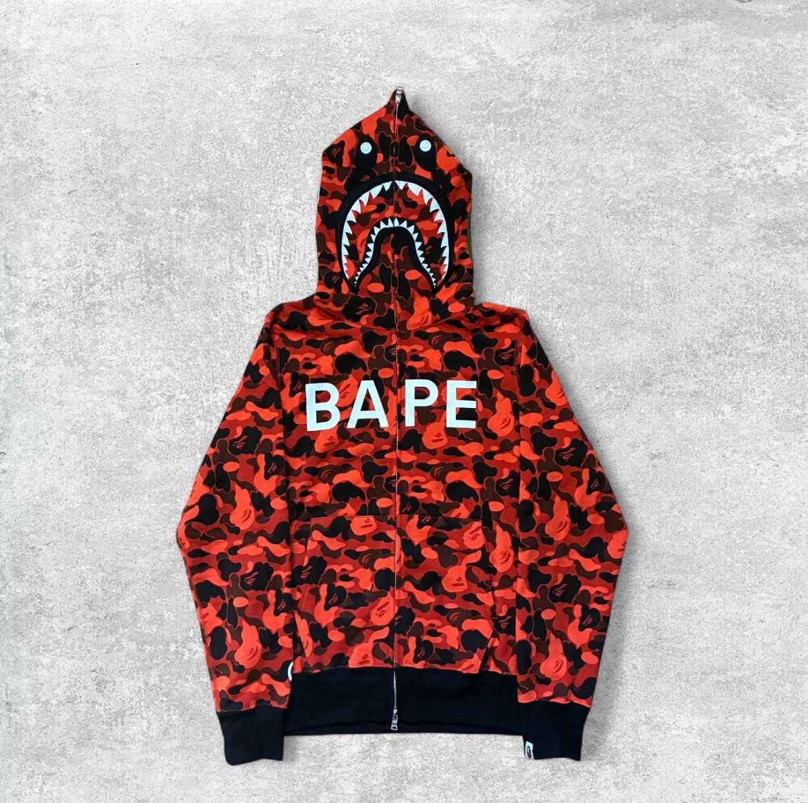 Bape Bape x XO Tracksuit Orange – Size Medium Size US M / EU 48-50 / 2 - 2 Thumbnail