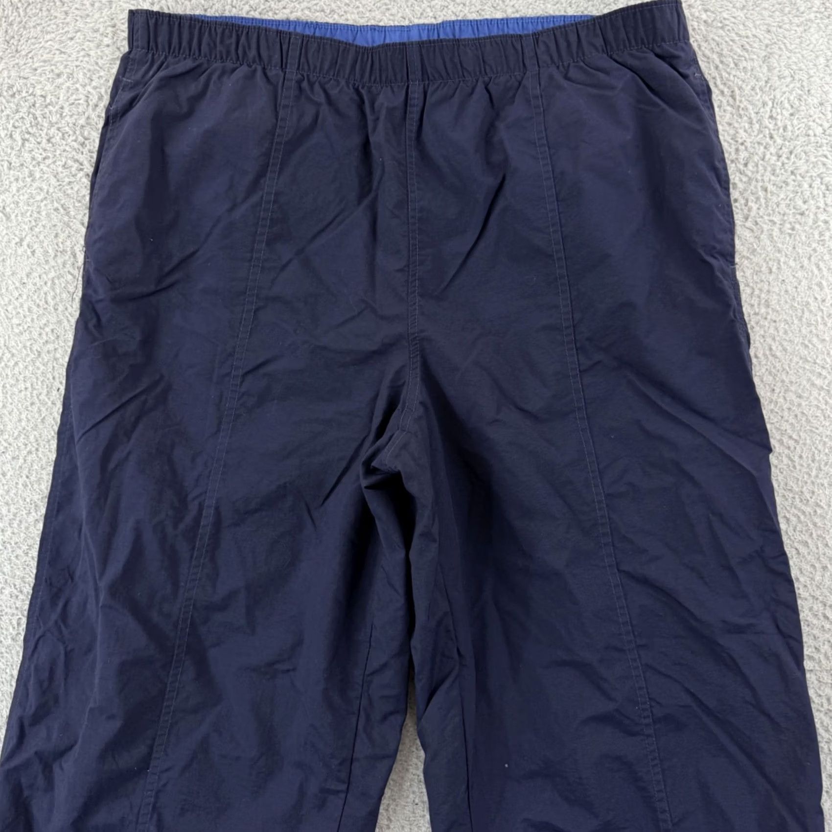 Polo Ralph Lauren VINTAGE Polo Ralph Lauren Pants Mens 2XL Blue Windbreaker Baggy Jogger Y2K Polo Ralph Lauren Track Pants Men Blue 90s Hip Hop Sports Size US XXL / EU 58 / 5 - 3 Thumbnail