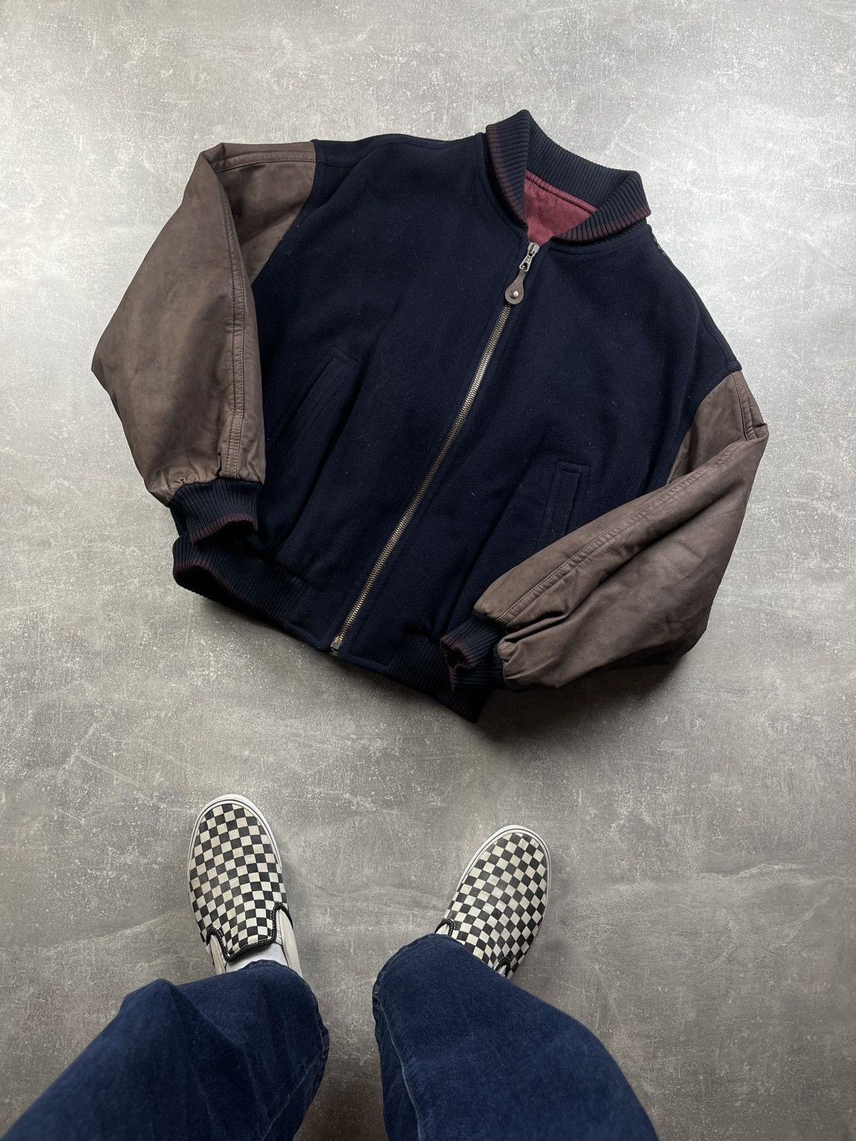 Iceberg Iceberg Arctic Survival Wool/Leather Bomber Varsity Jacket Size US L / EU 52-54 / 3 - 8 Thumbnail