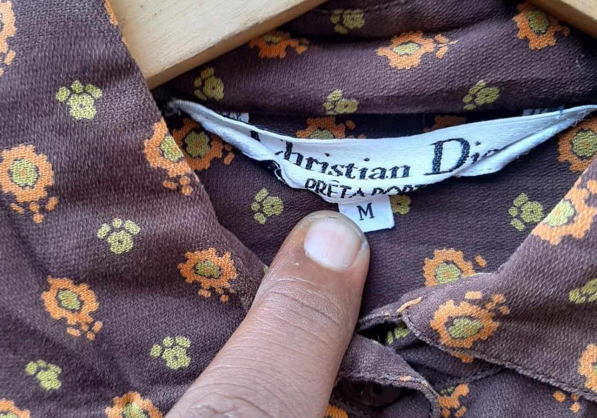 Christian Dior Monsieur 2000s Christian Dior Pattern Blouse Shirt Size US S / EU 44-46 / 1 - 3 Thumbnail