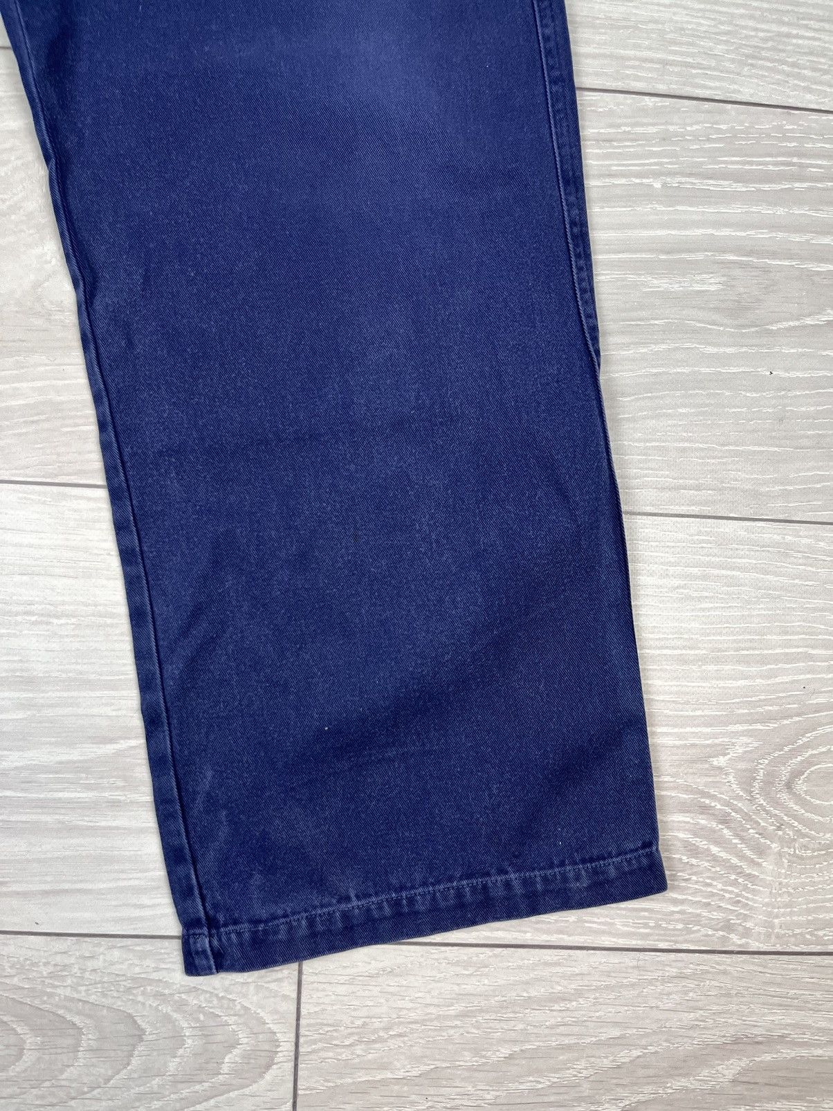 Le Laboureur Le Laboureur Vintage 80s Blue French Work Pants Size US 34 / EU 50 - 2 Thumbnail