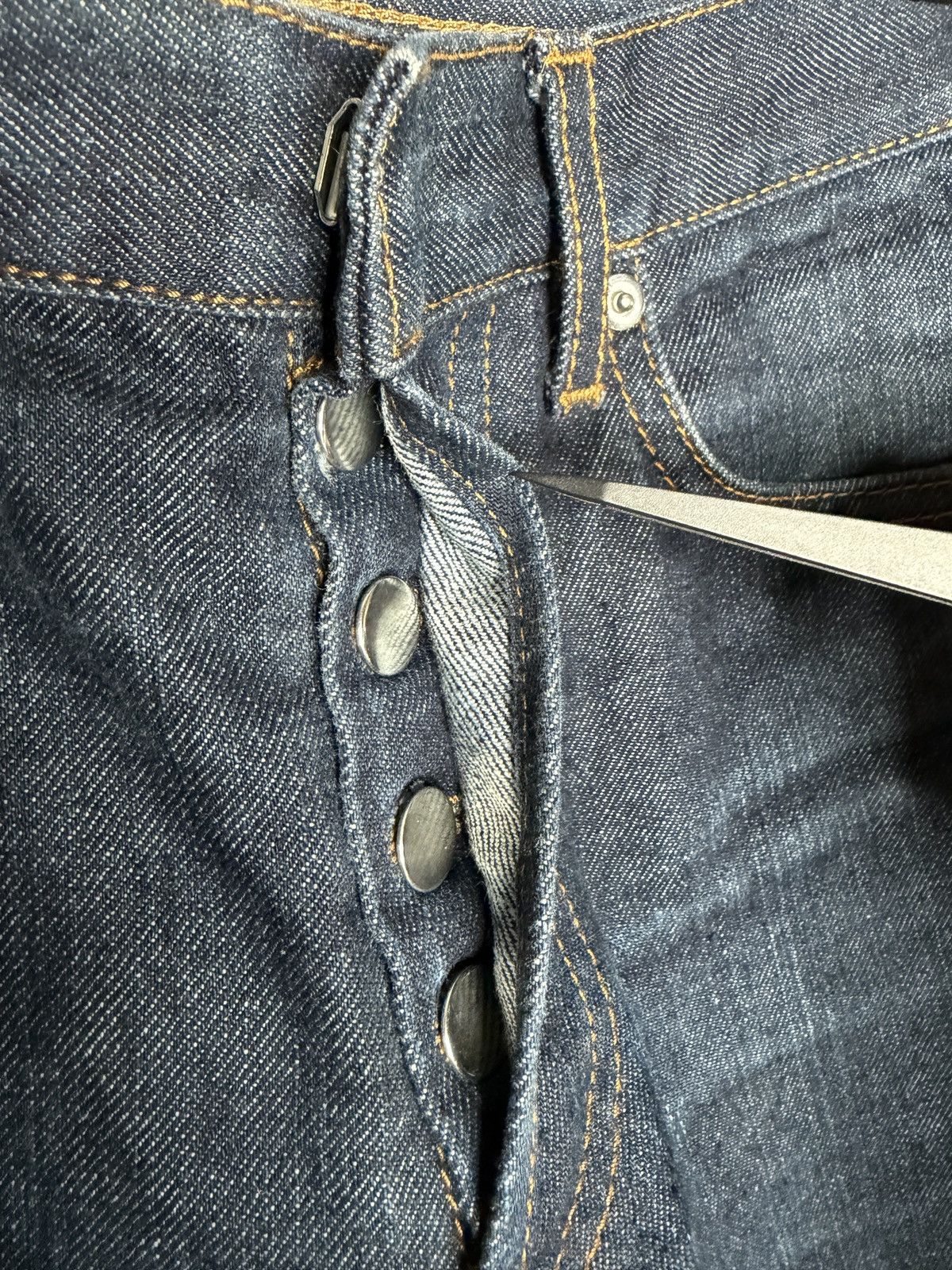 Dior Dior Homme Dark Indigo 17CM Skinny Denim Size US 27 - 3 Thumbnail