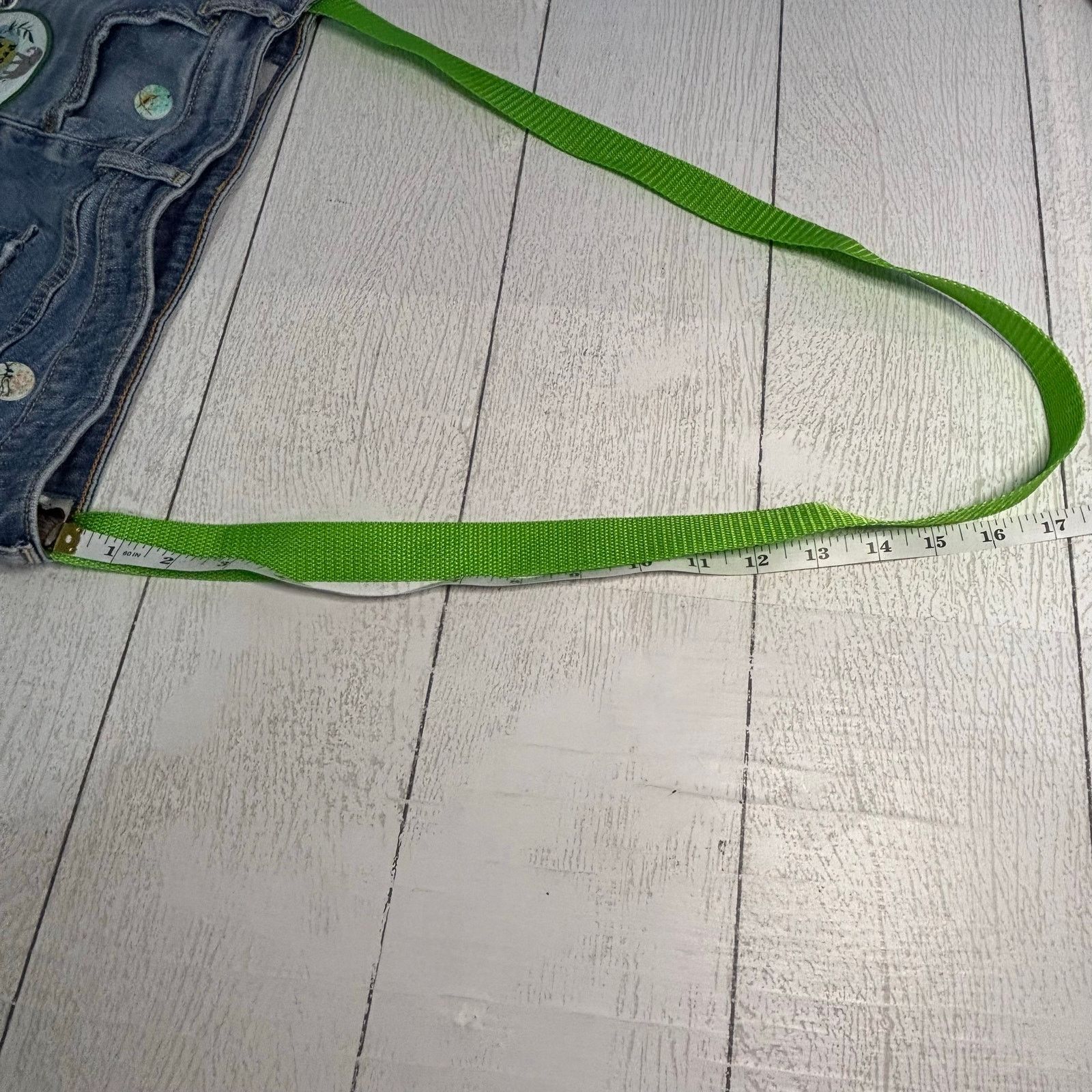 Handmade Upcycled Hollister Hippie Boho Denim Purse Size ONE SIZE - 7 Thumbnail