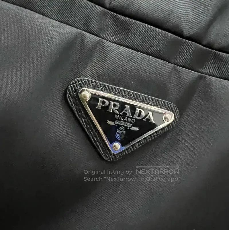 Prada Prada Black Logo Cotton Casual Pants. Size US 30 / EU 46 - 3 Thumbnail