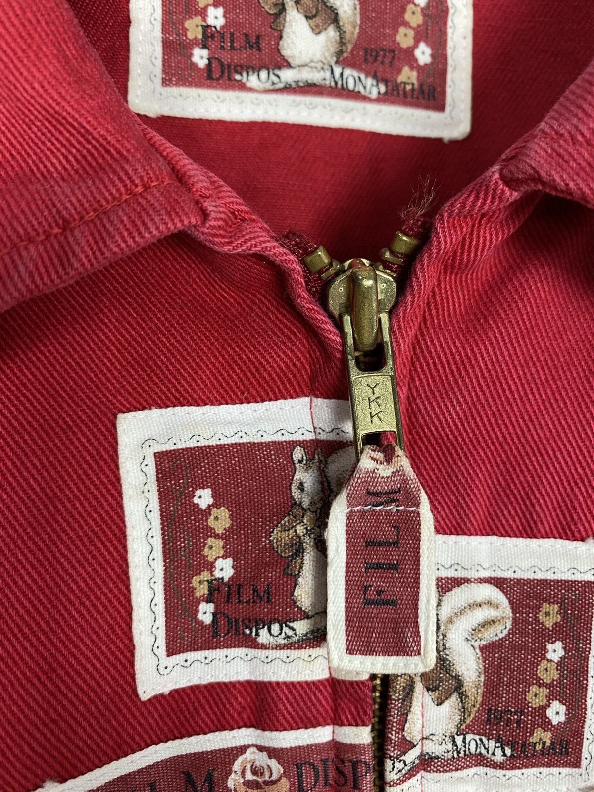 Japanese Brand Rare‼️ Vintage Film Dispos Patchwork Bomber Jacket Size US M / EU 48-50 / 2 - 8 Thumbnail