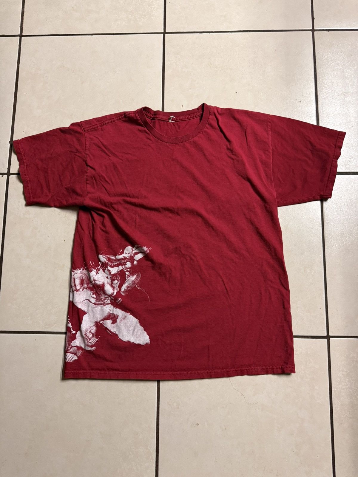 Vintage Vintage Y2K Tekken x Street Fighter Tee Size US XL / EU 56 / 4 - 1 Thumbnail