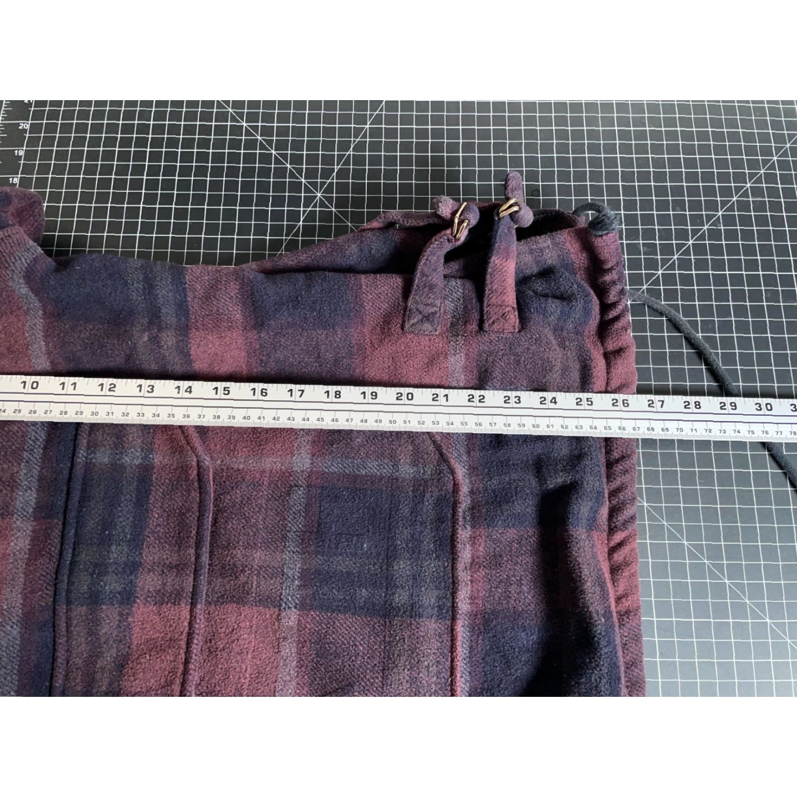 Kith KITH Hoodie Mens XS Purple Plaid Thermal Lined Heavyweight Pullover Sweatshirt Crew Neck Winter Fall Retro Grunge Size US XS / EU 42 / 0 - 6 Thumbnail