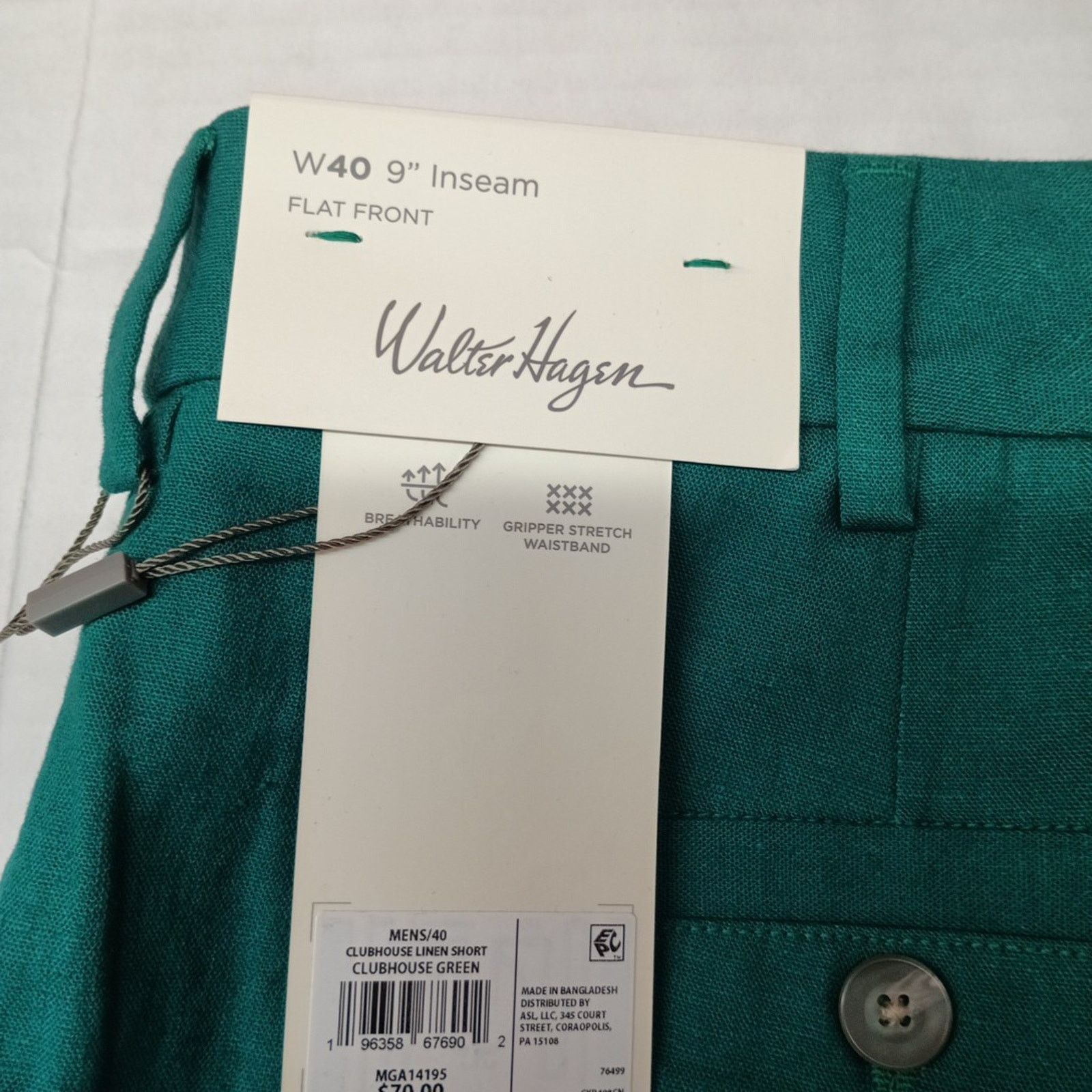 Other Walter Hagen Green Linen Golf Shorts Men's Size 40 9" Inseam Size US 40 / EU 56 - 5 Thumbnail