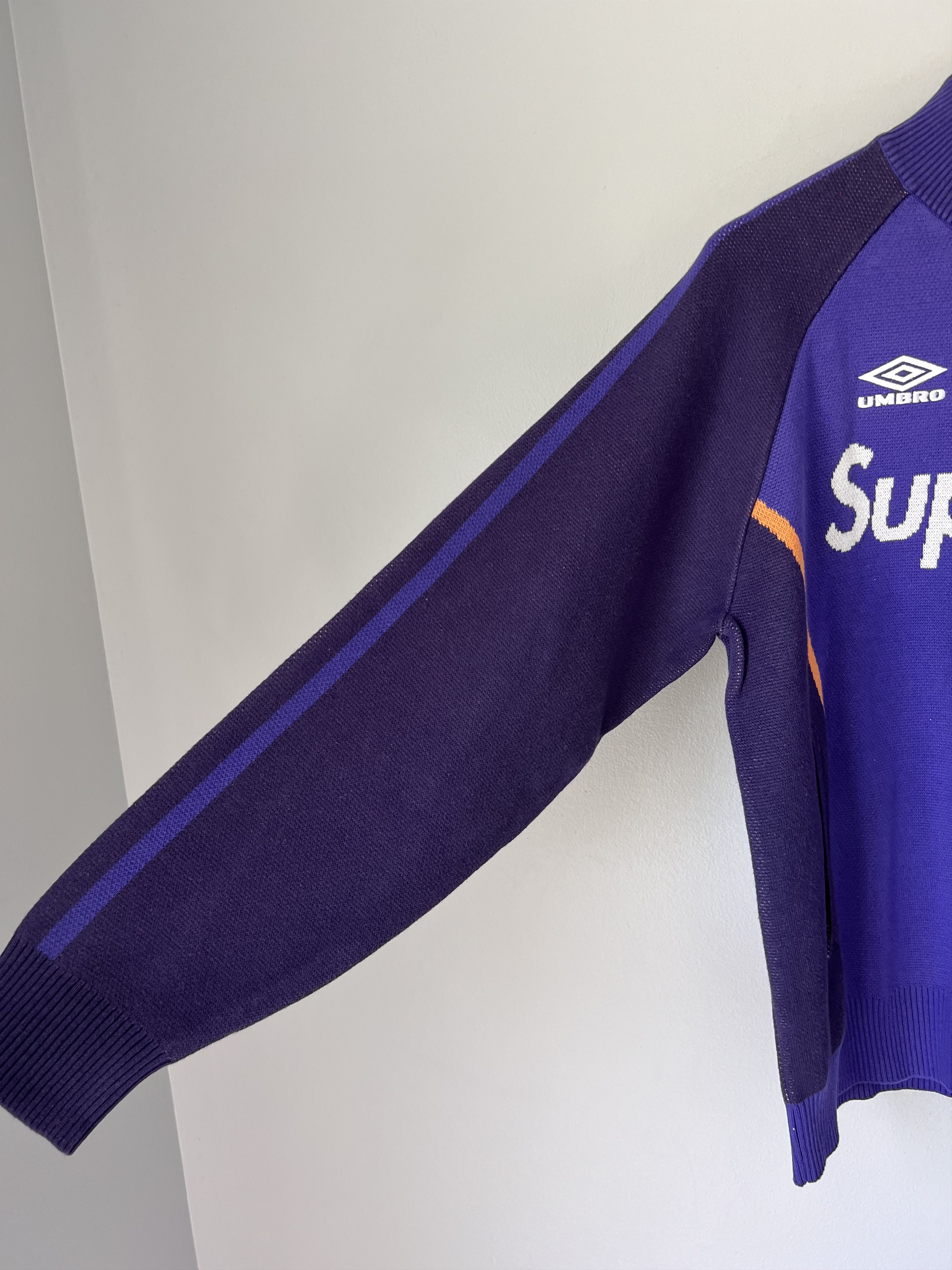 Supreme × Umbro Supreme Umbro Zip Up Sweater in Purple Size US XL / EU 56 / 4 - 3 Thumbnail