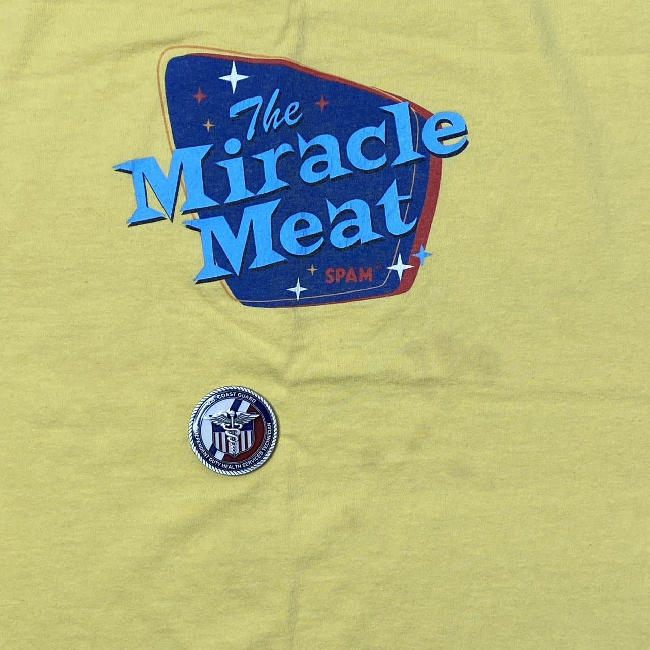 Anvil Vintage SPAM, The Miracle Meat Yellow Food Promo Tee Size XL Size US XL / EU 56 / 4 - 3 Thumbnail