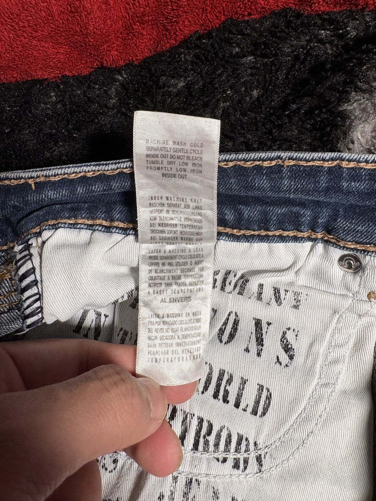 True Religion True Religion Ricky Relaxed Straight Super T Made in USA Size US 36 / EU 52 - 14 Thumbnail