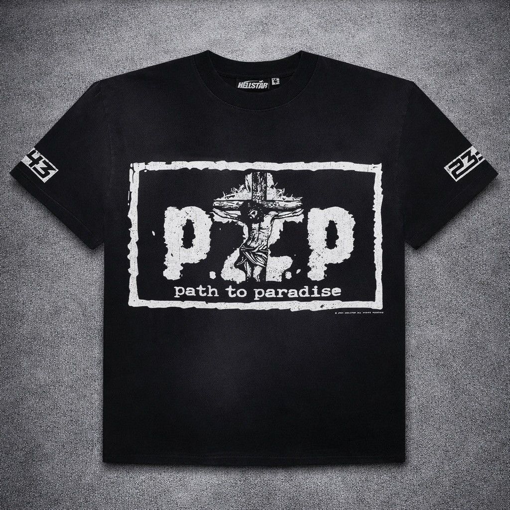 HELLSTAR Hellstar P2P ‘Path to Paradise’ Black T-Shirt Size US S / EU 44-46 / 1 - 1 Thumbnail