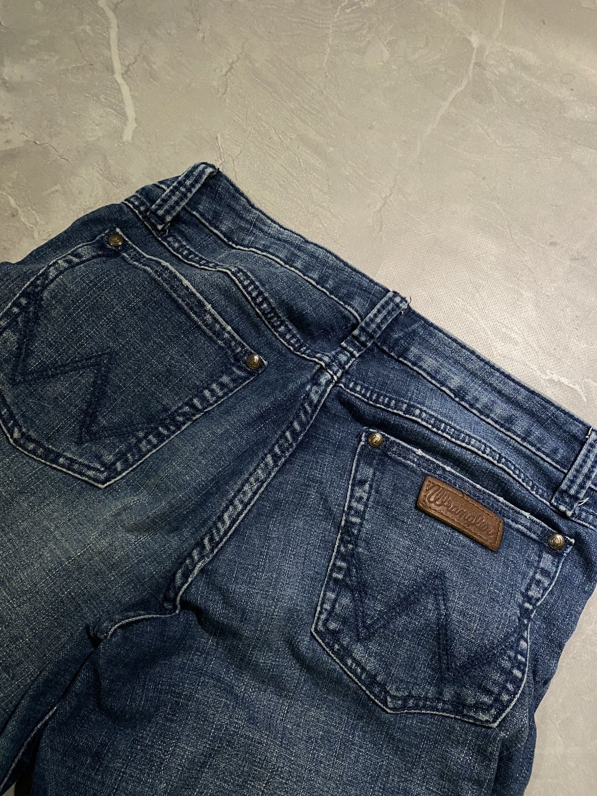 Wrangler Japnese Archive Flared Rare Jean / Washed / Y2K Drip Size US 30 / EU 46 - 3 Thumbnail