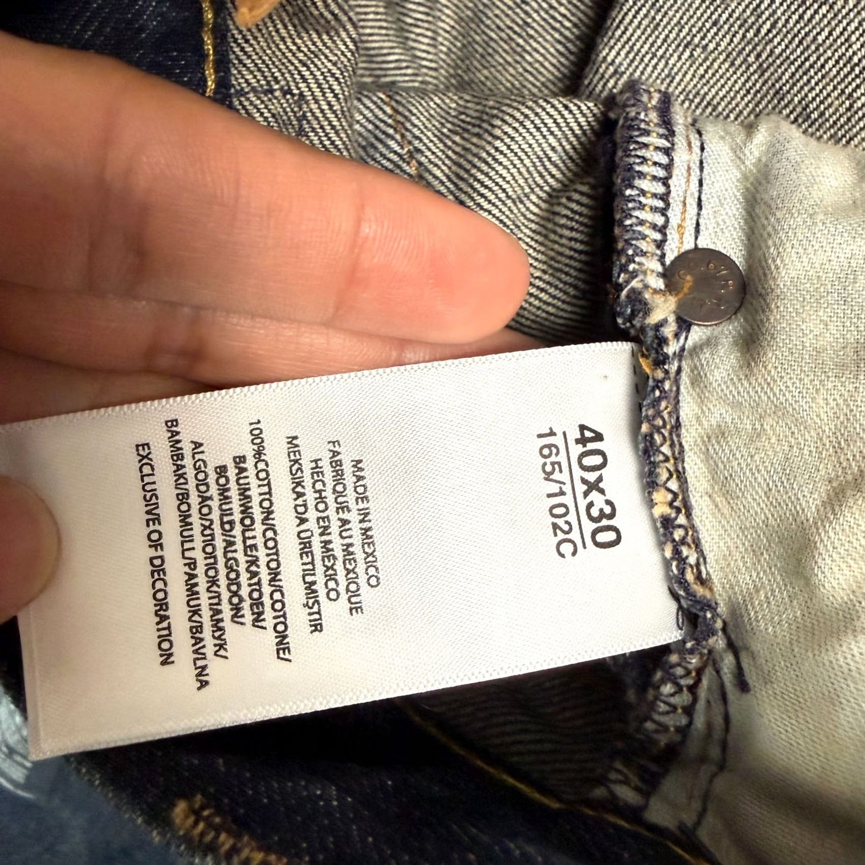 Polo Ralph Lauren Polo Ralph Lauren Jeans Mens 40x30 Blue NEW The Hampton Relaxed Straight Denim Size US L / EU 52-54 / 3 - 4 Thumbnail