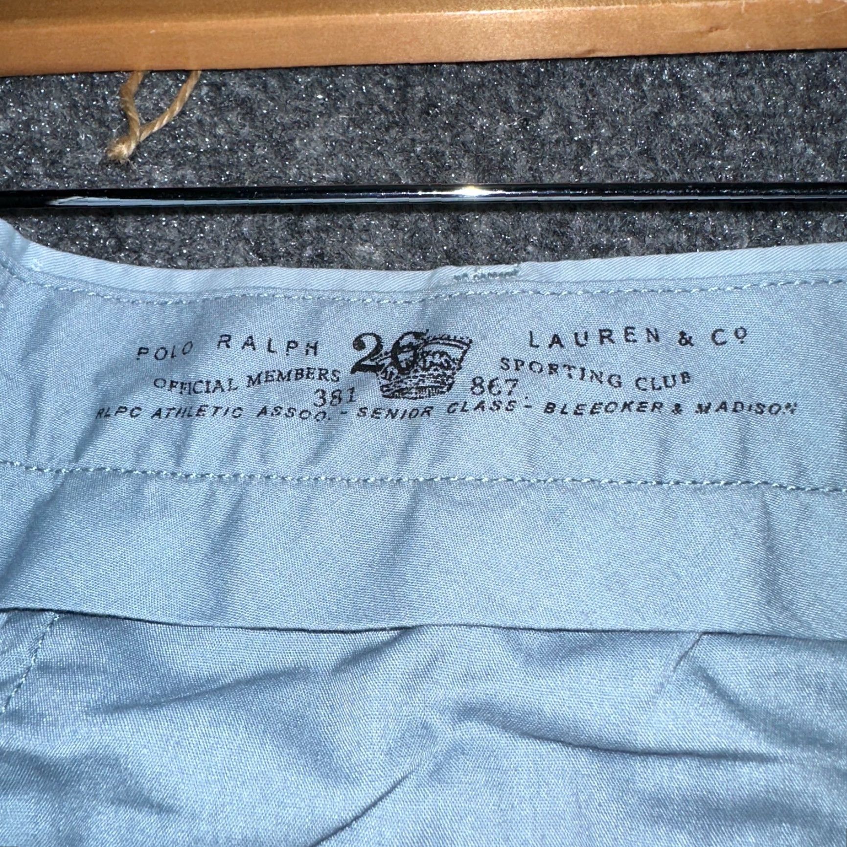 Polo Ralph Lauren Polo Ralph Lauren Pants Mens 36 Chino Straight Flat Front Cotton Gray Suffield Pant Vintage No Size US M / EU 48-50 / 2 - 4 Thumbnail